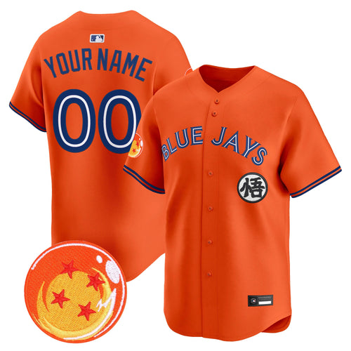 Blue Jays x Dragon Ball Vapor Premier Limited Custom Jersey - All Stitched