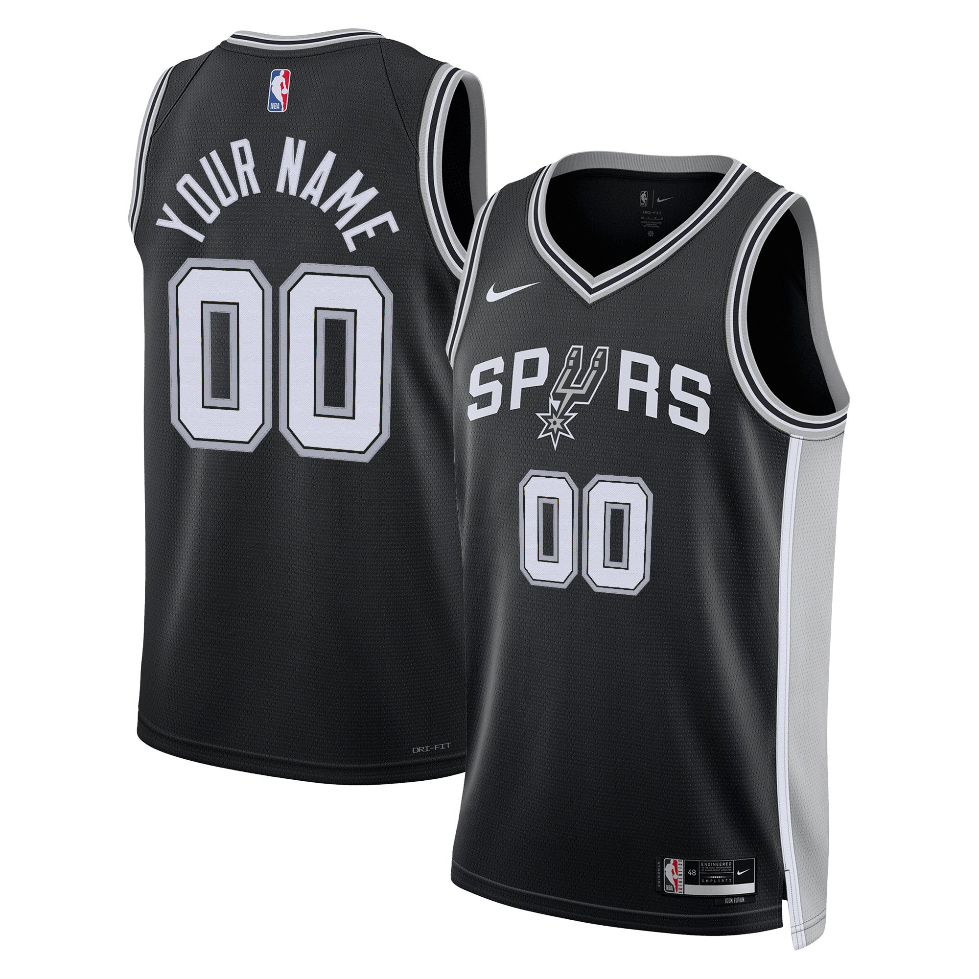 San Antonio Spurs Custom Jersey Collection - All Stitched