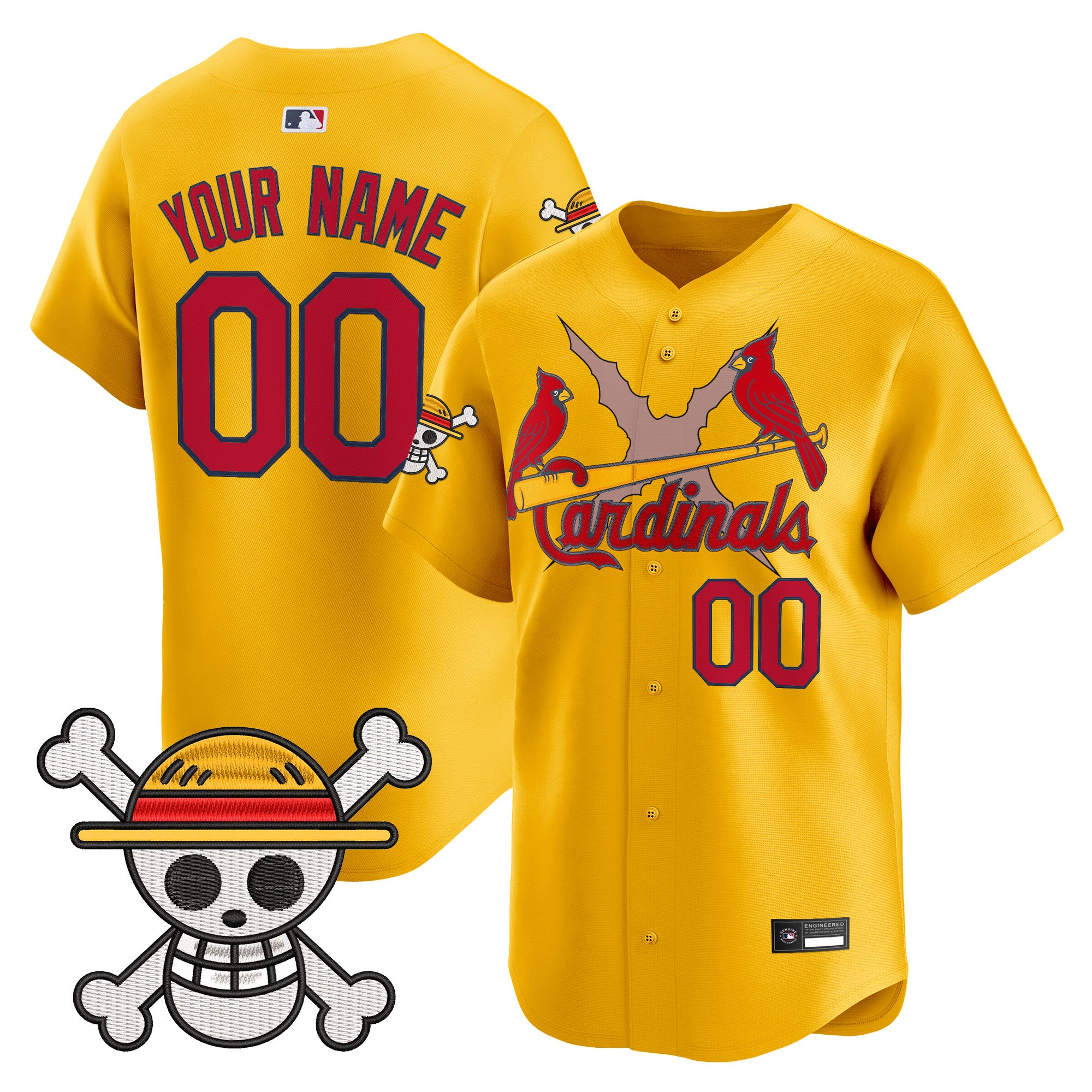 St. Louis Cardinals x One Piece Vapor Premier Limited Custom Jersey - Stitched