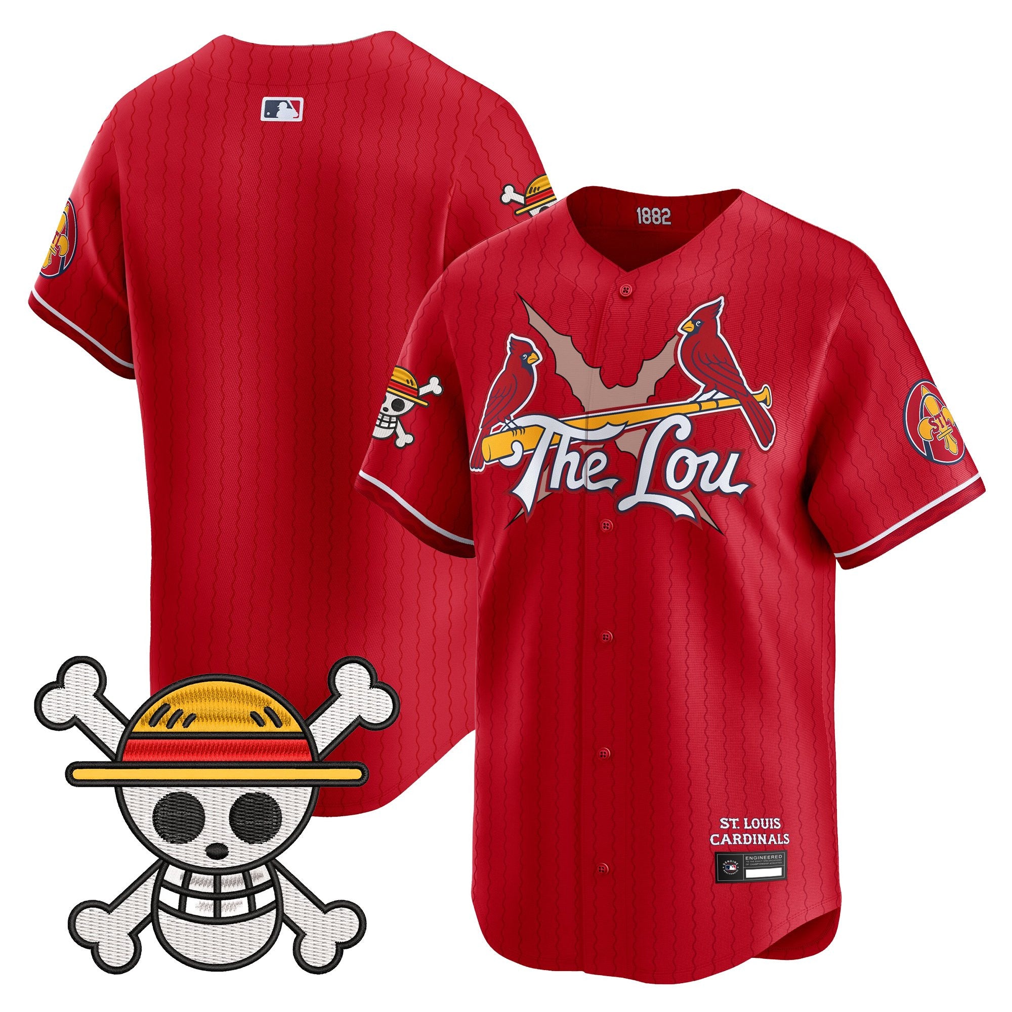 Men's St. Louis Cardinals x One Piece Vapor Premier Limited Jersey - Stitched