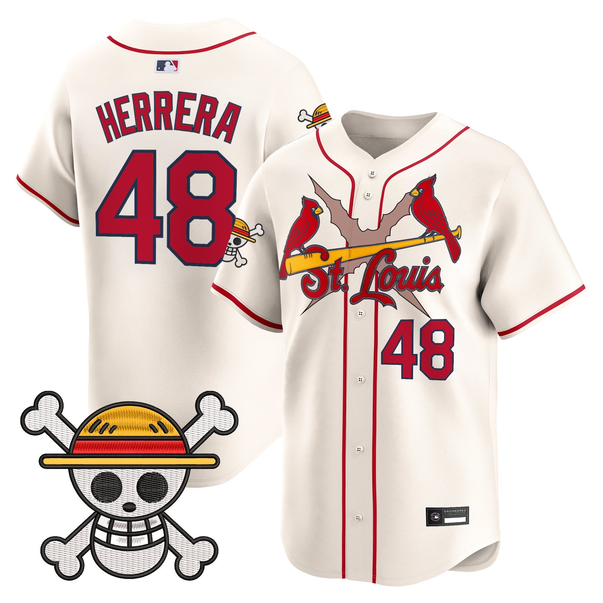 Men's St. Louis Cardinals x One Piece Vapor Premier Limited Jersey - Stitched