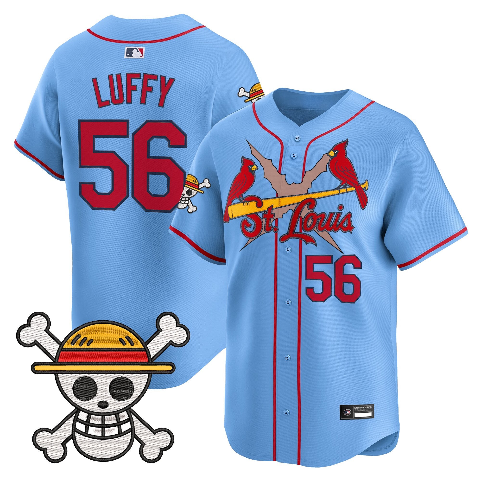 Men's St. Louis Cardinals x One Piece Vapor Premier Limited Jersey - Stitched