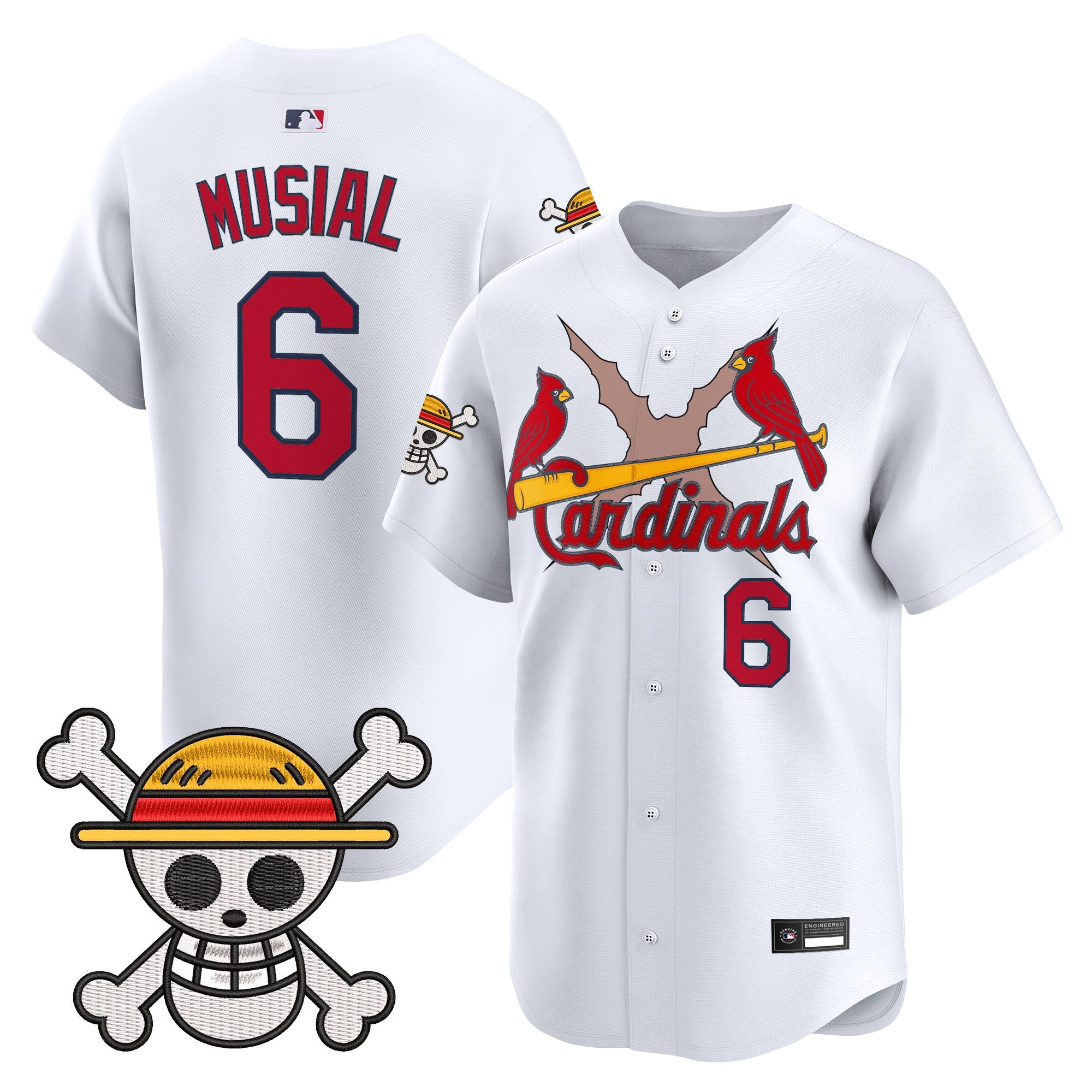 Men's St. Louis Cardinals x One Piece Vapor Premier Limited Jersey - Stitched
