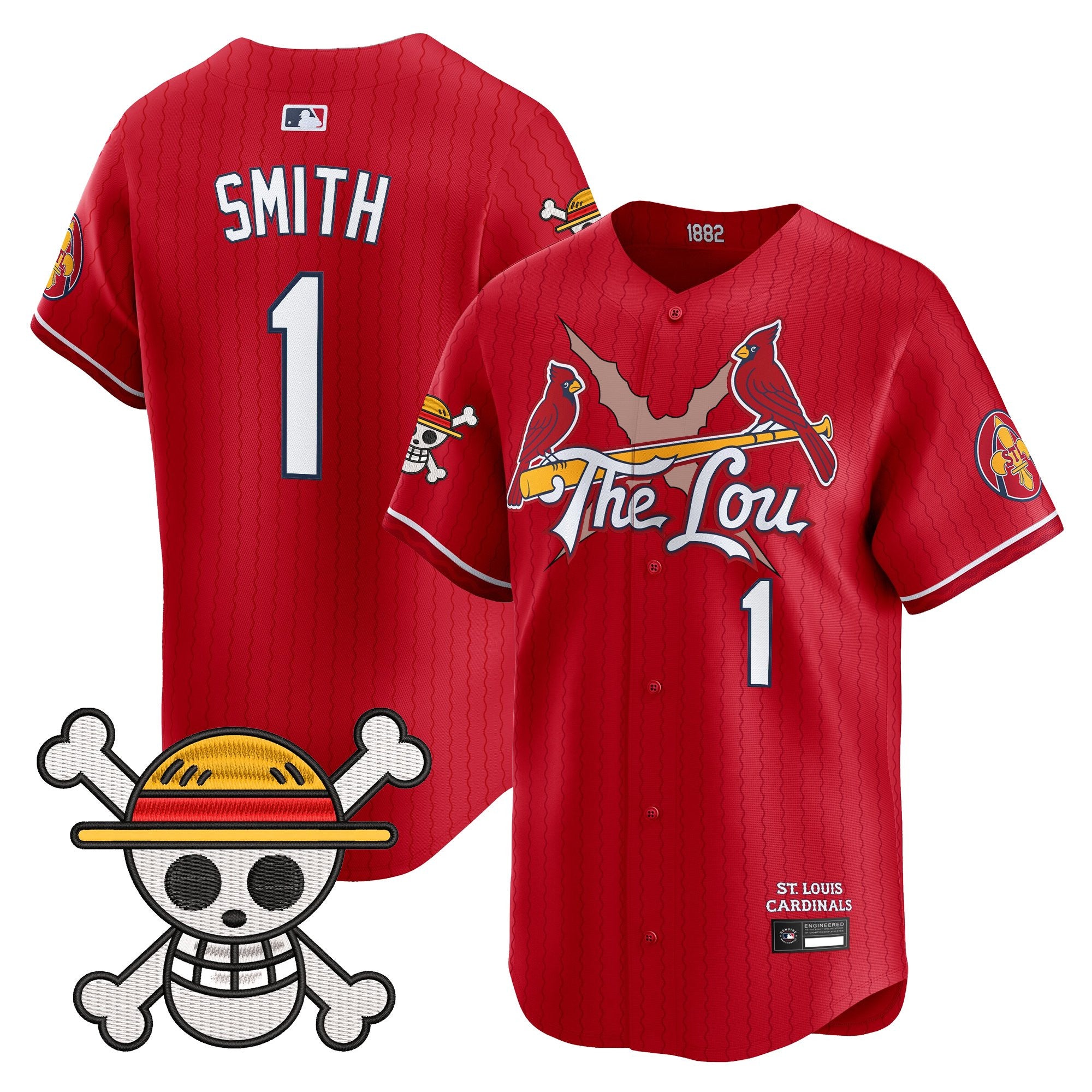 Men's St. Louis Cardinals x One Piece Vapor Premier Limited Jersey - Stitched