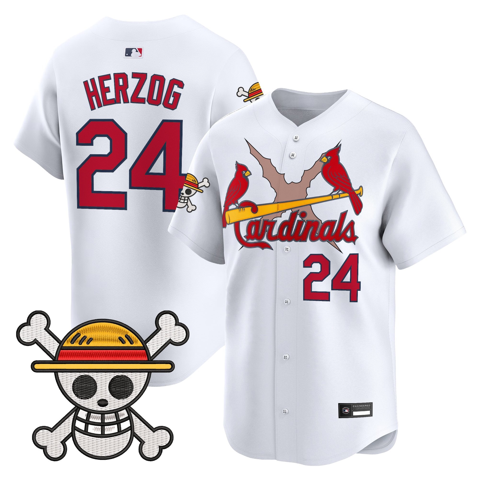 Men's St. Louis Cardinals x One Piece Vapor Premier Limited Jersey - Stitched
