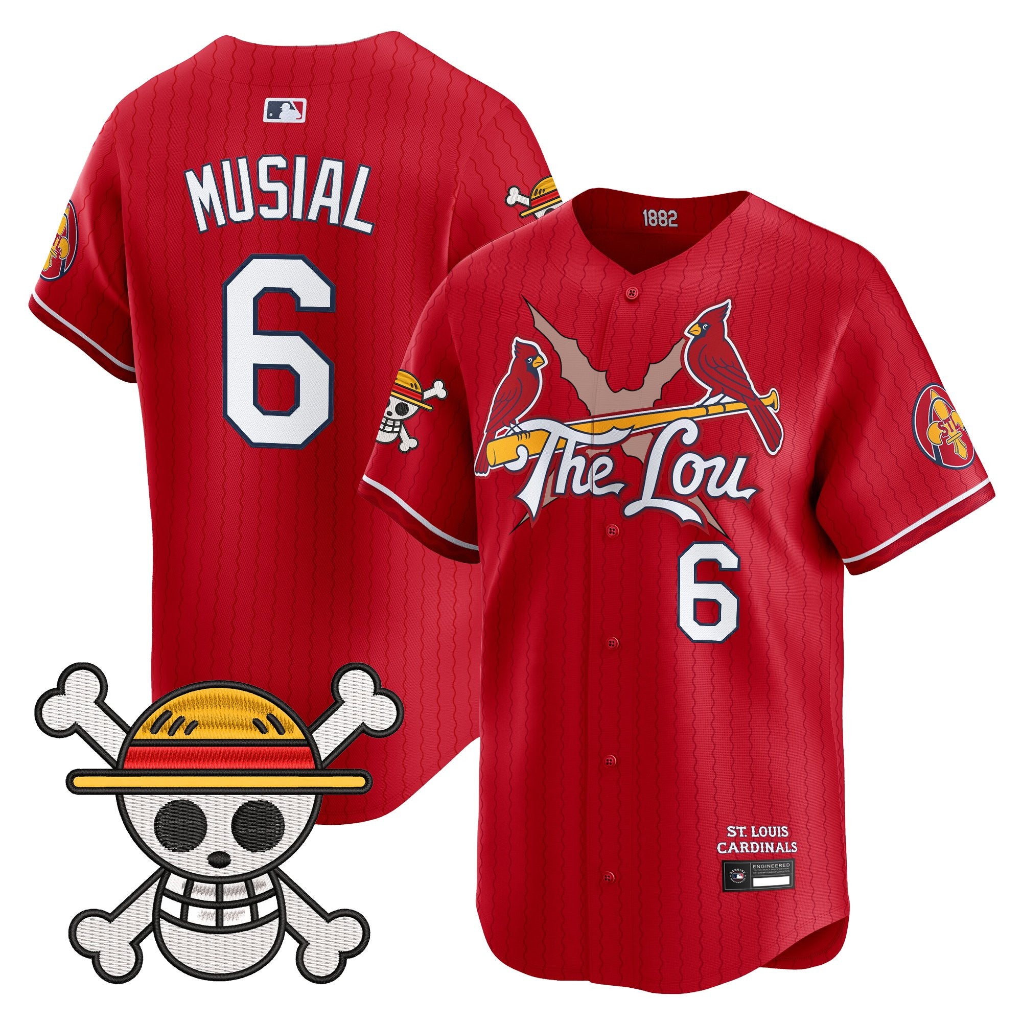 Men's St. Louis Cardinals x One Piece Vapor Premier Limited Jersey - Stitched