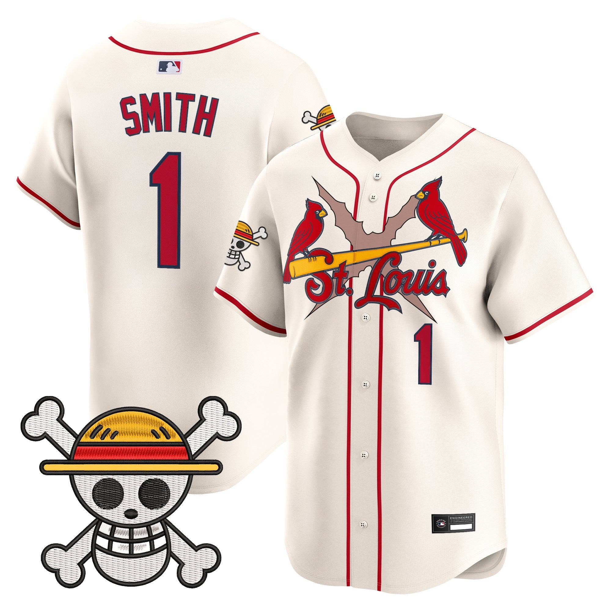 Men's St. Louis Cardinals x One Piece Vapor Premier Limited Jersey - Stitched