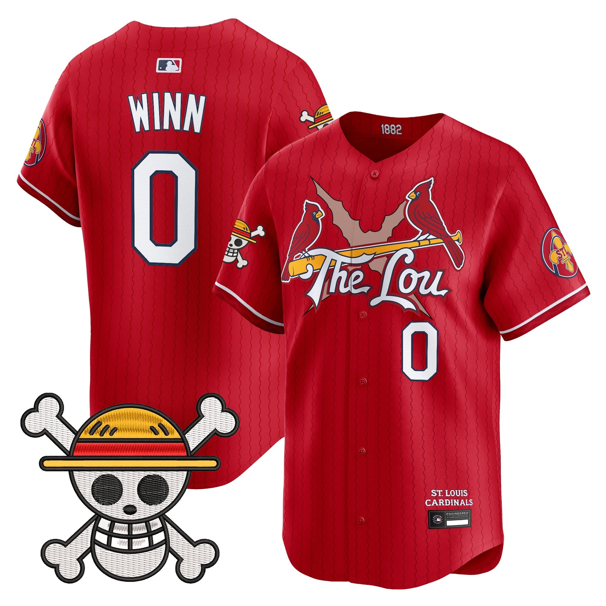 Men's St. Louis Cardinals x One Piece Vapor Premier Limited Jersey - Stitched