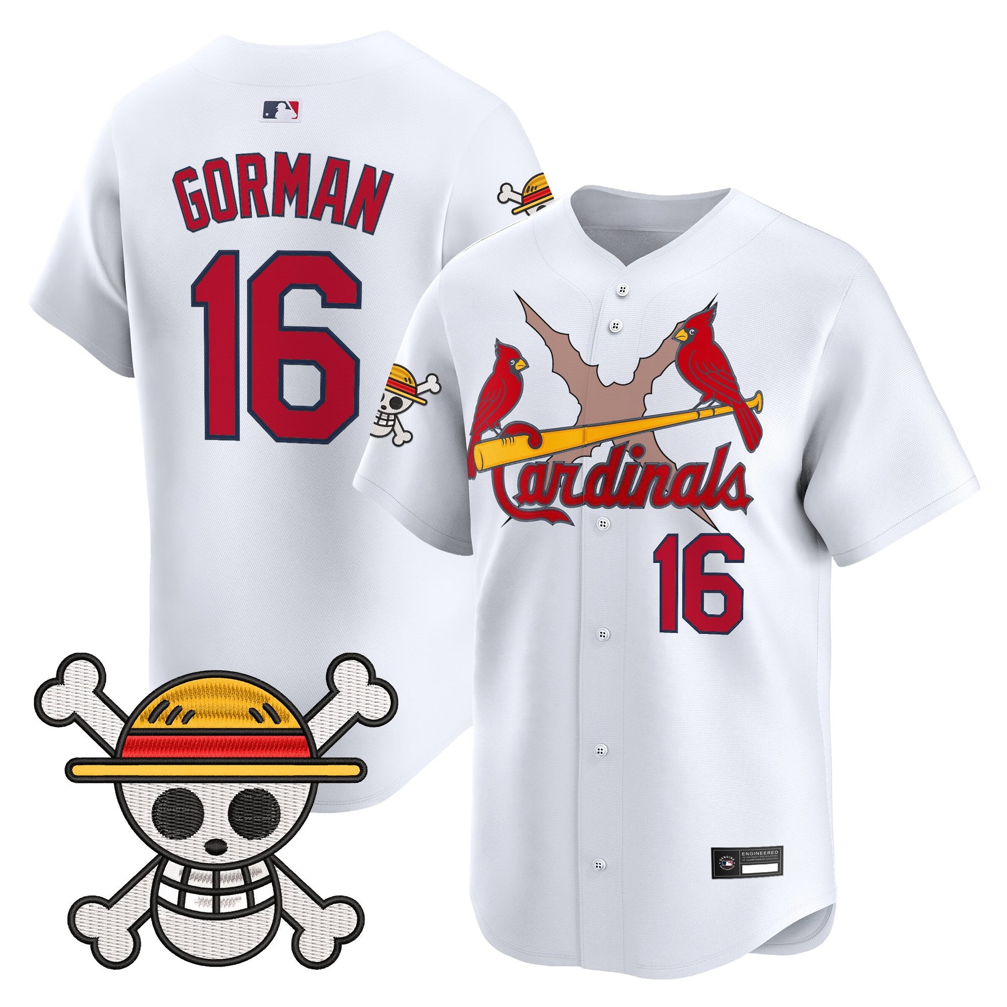 Men's St. Louis Cardinals x One Piece Vapor Premier Limited Jersey - Stitched