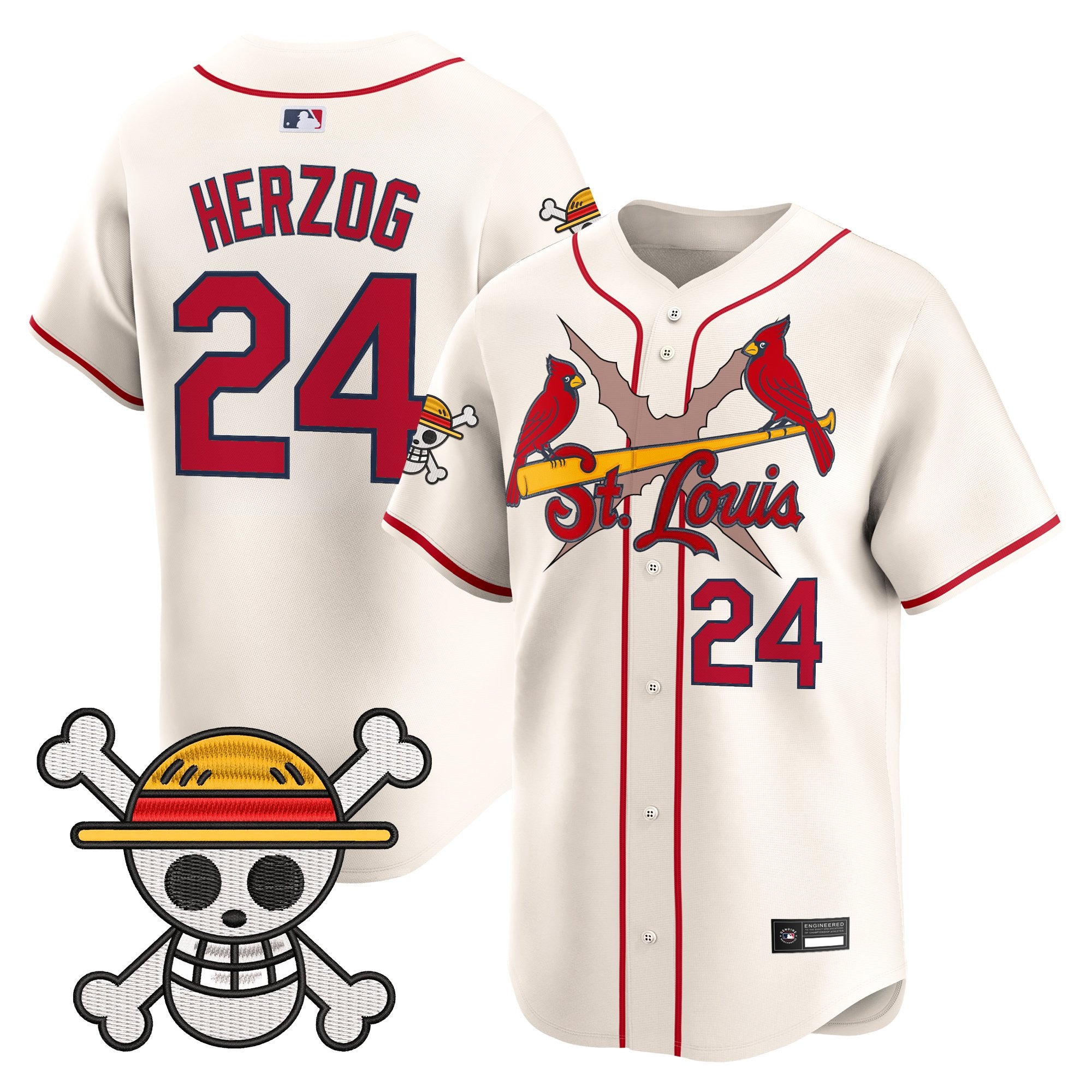 Men's St. Louis Cardinals x One Piece Vapor Premier Limited Jersey - Stitched