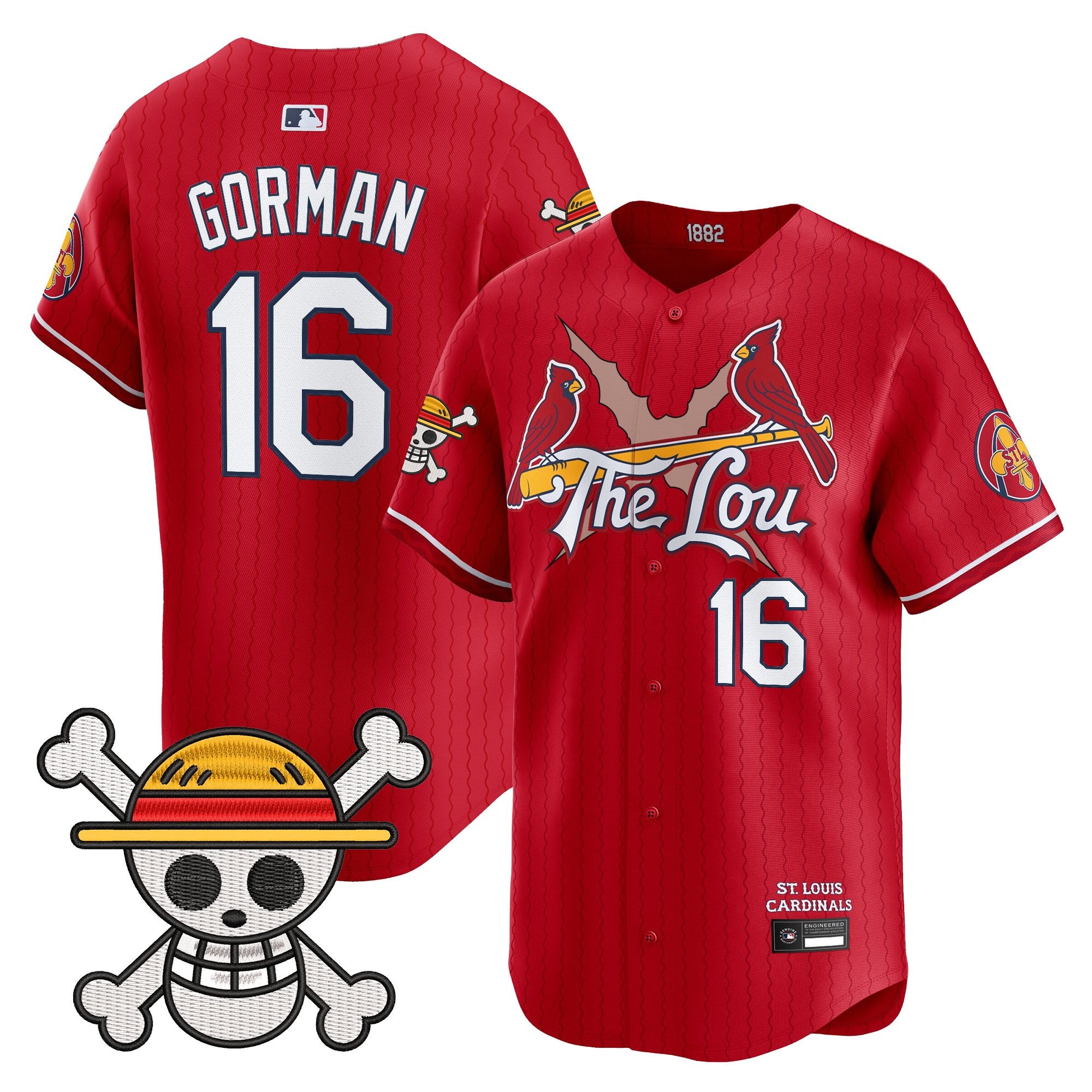 Men's St. Louis Cardinals x One Piece Vapor Premier Limited Jersey - Stitched