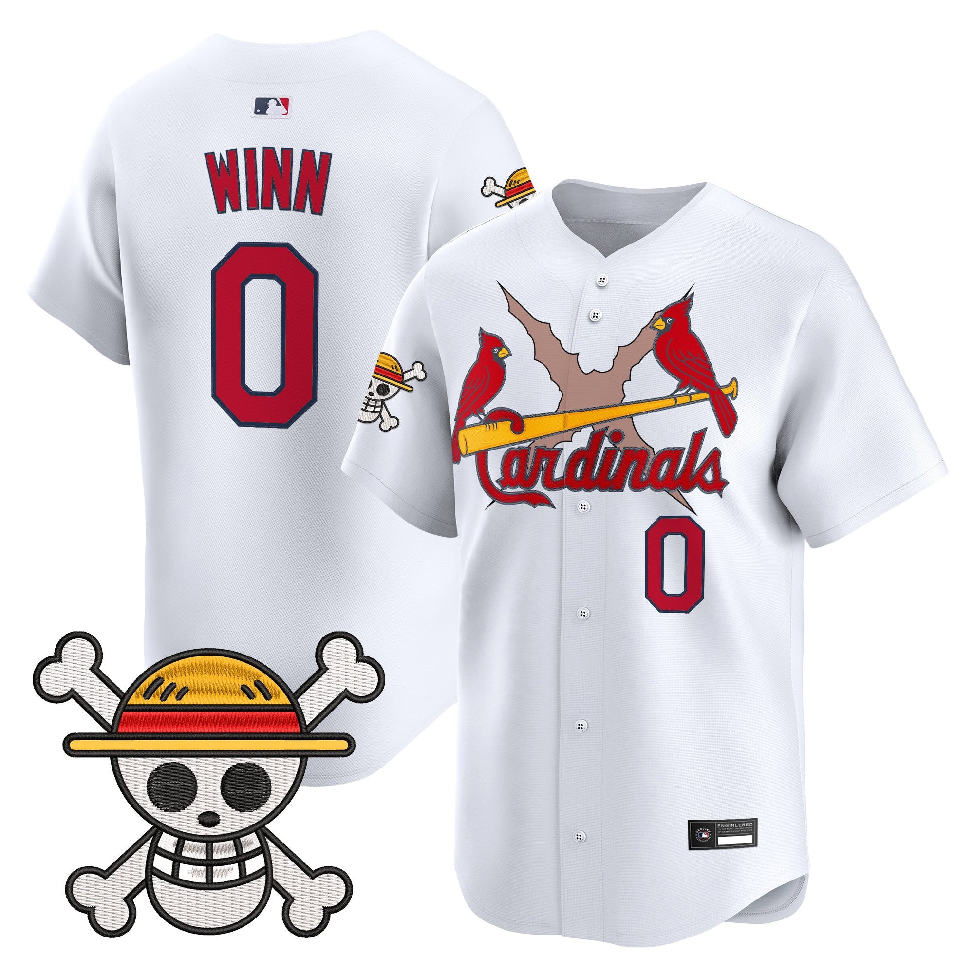 Men's St. Louis Cardinals x One Piece Vapor Premier Limited Jersey - Stitched