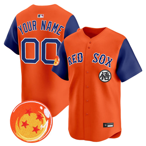 Boston Red Sox x Dragon Ball Vapor Premier Limited Custom Jersey - All Stitched