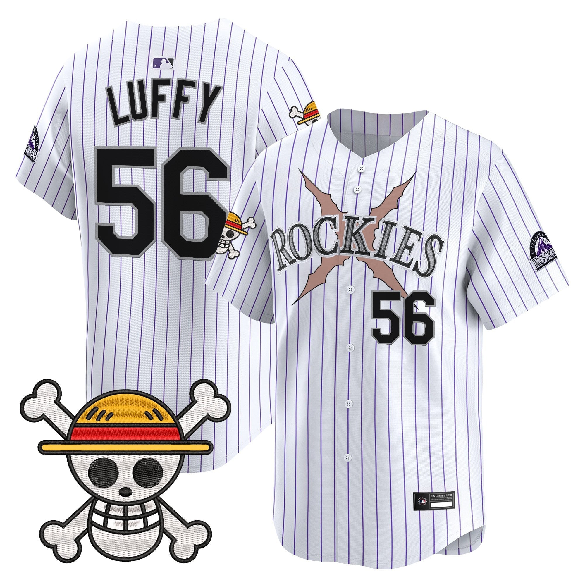Men's Colorado Rockies x One Piece Vapor Premier Limited Jersey - Stitched