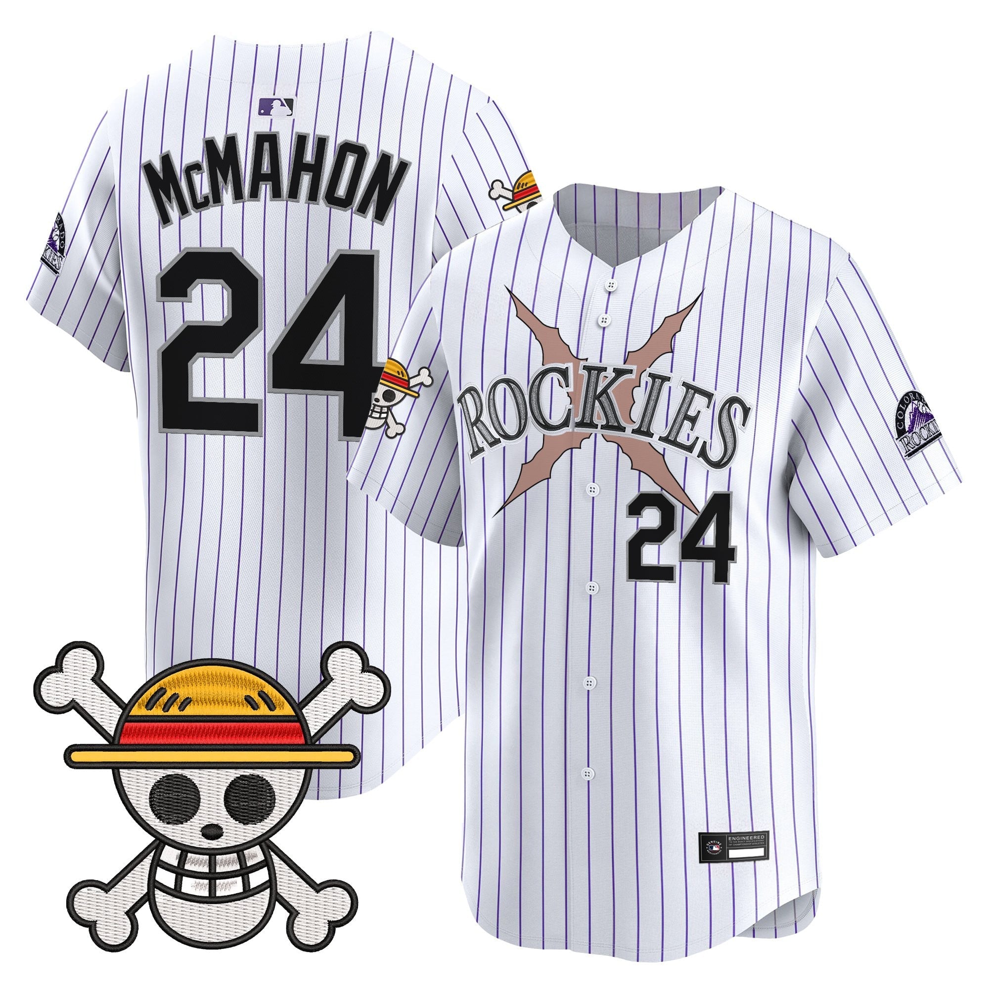Men's Colorado Rockies x One Piece Vapor Premier Limited Jersey - Stitched