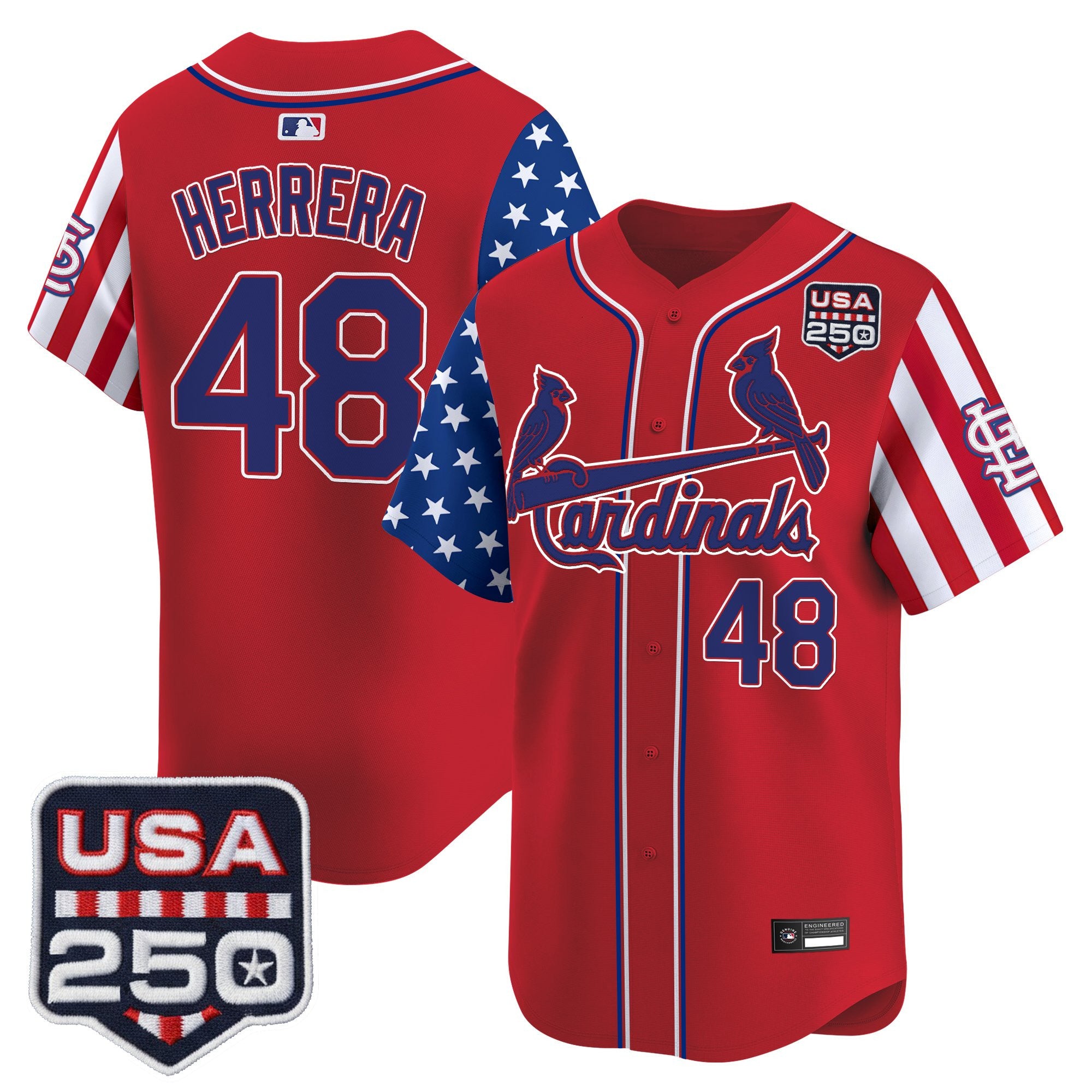 Men's St. Louis Cardinals "America 250 Edition" Vapor Premier Limited Jersey - All Stitched