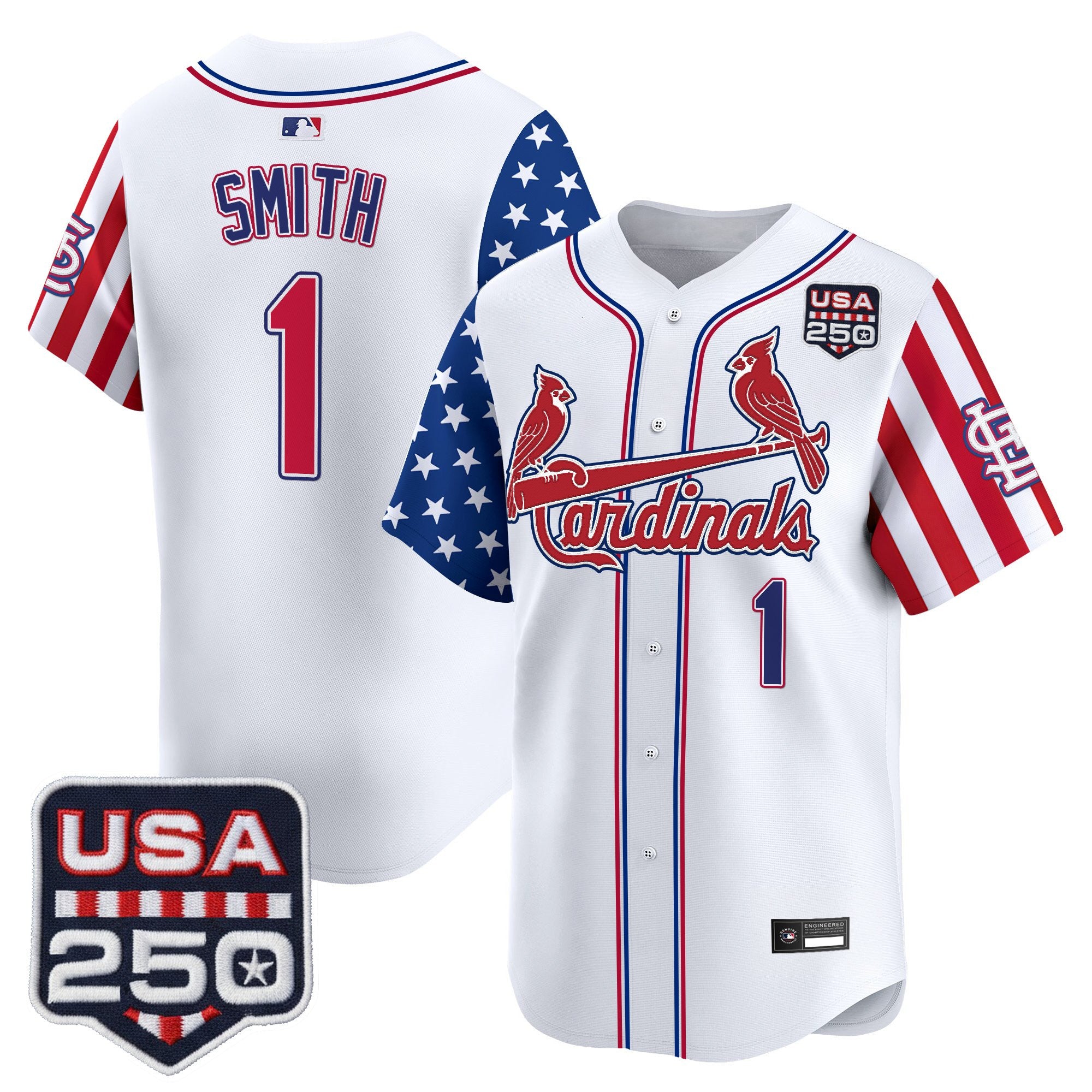 Men's St. Louis Cardinals "America 250 Edition" Vapor Premier Limited Jersey - All Stitched