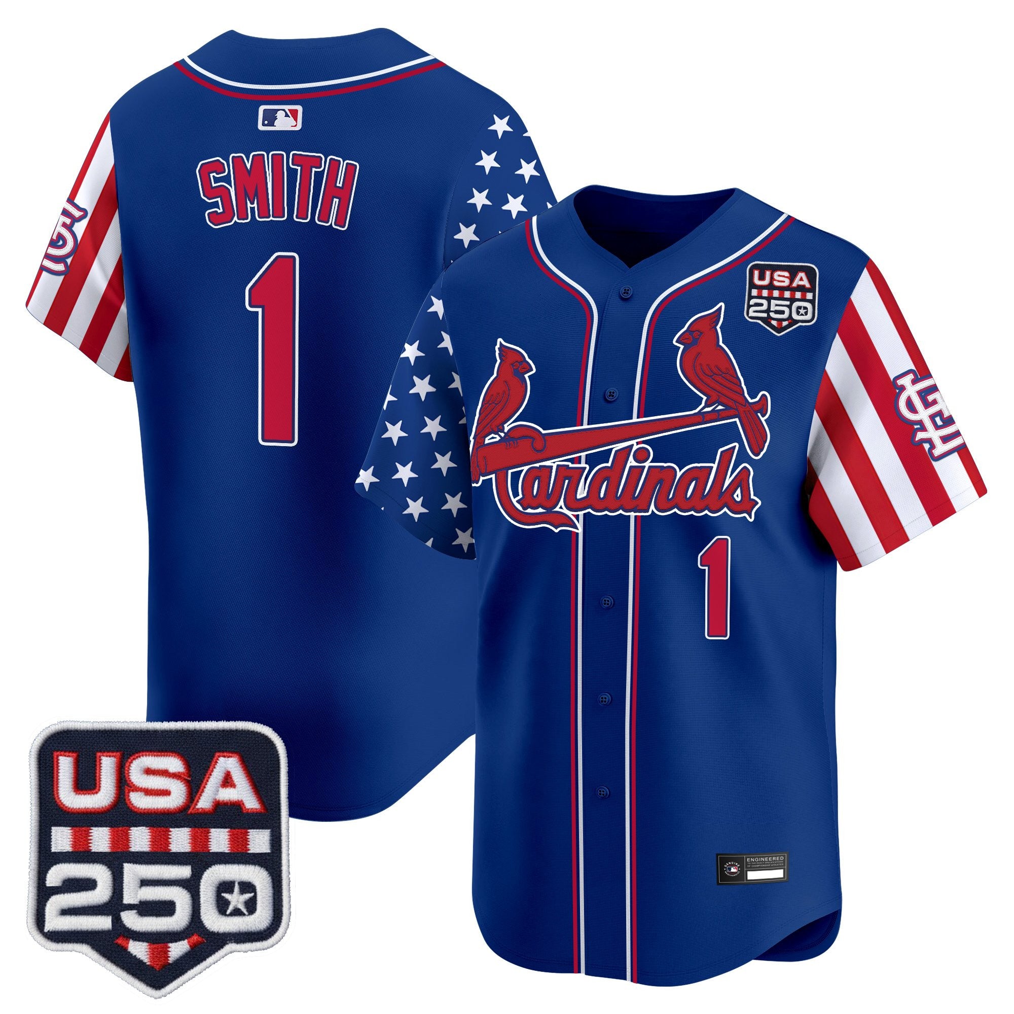 Men's St. Louis Cardinals "America 250 Edition" Vapor Premier Limited Jersey - All Stitched
