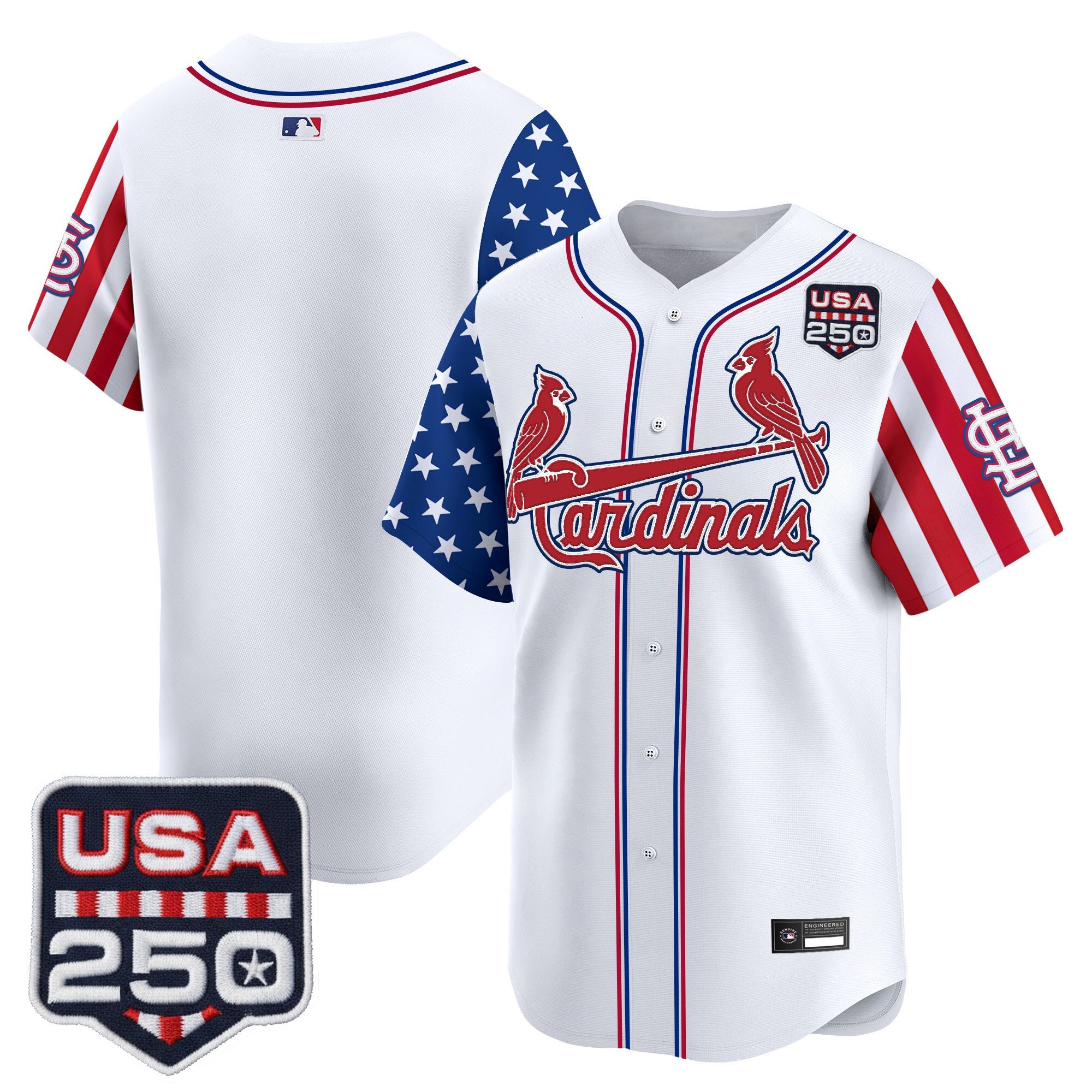 Men's St. Louis Cardinals "America 250 Edition" Vapor Premier Limited Jersey - All Stitched