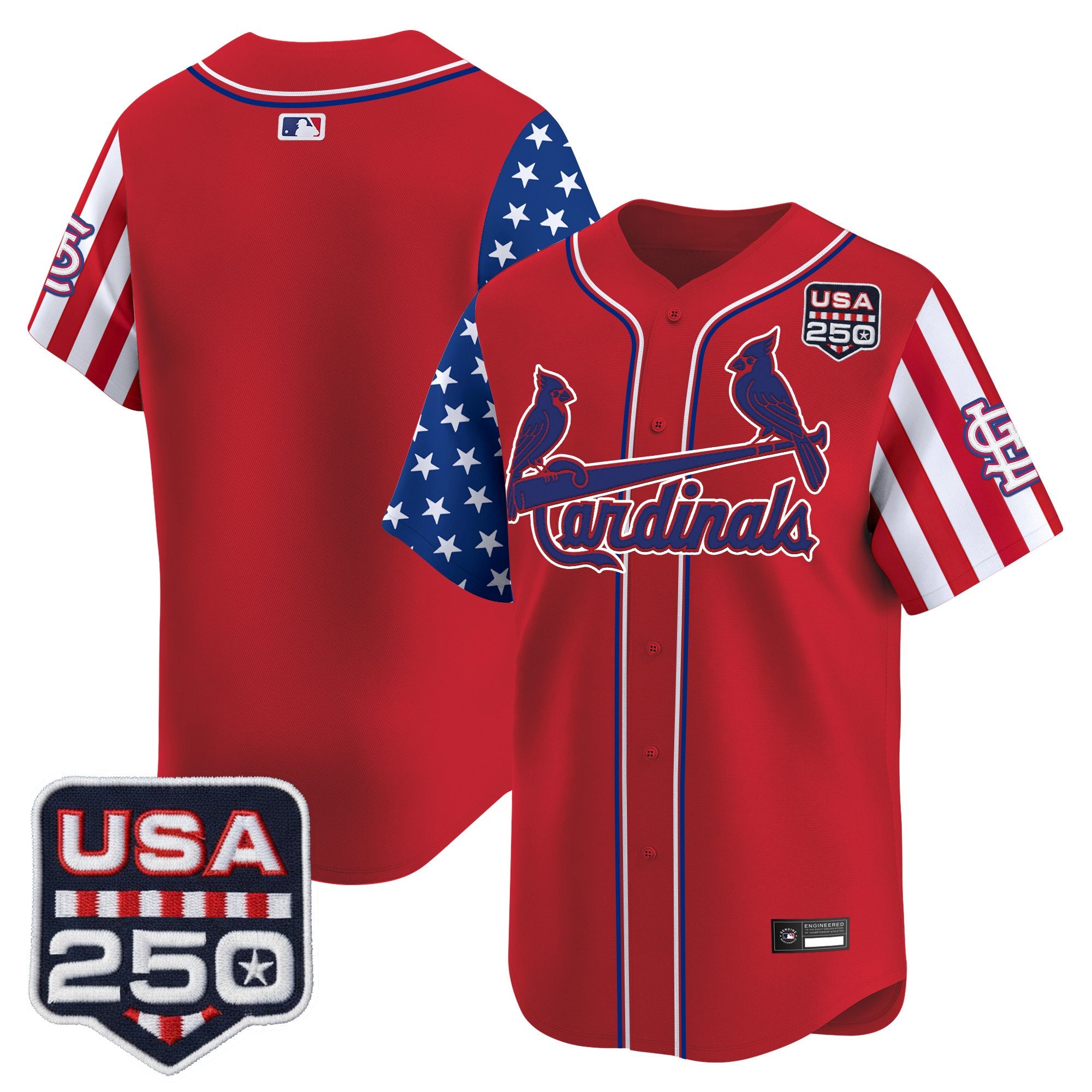 Men's St. Louis Cardinals "America 250 Edition" Vapor Premier Limited Jersey - All Stitched