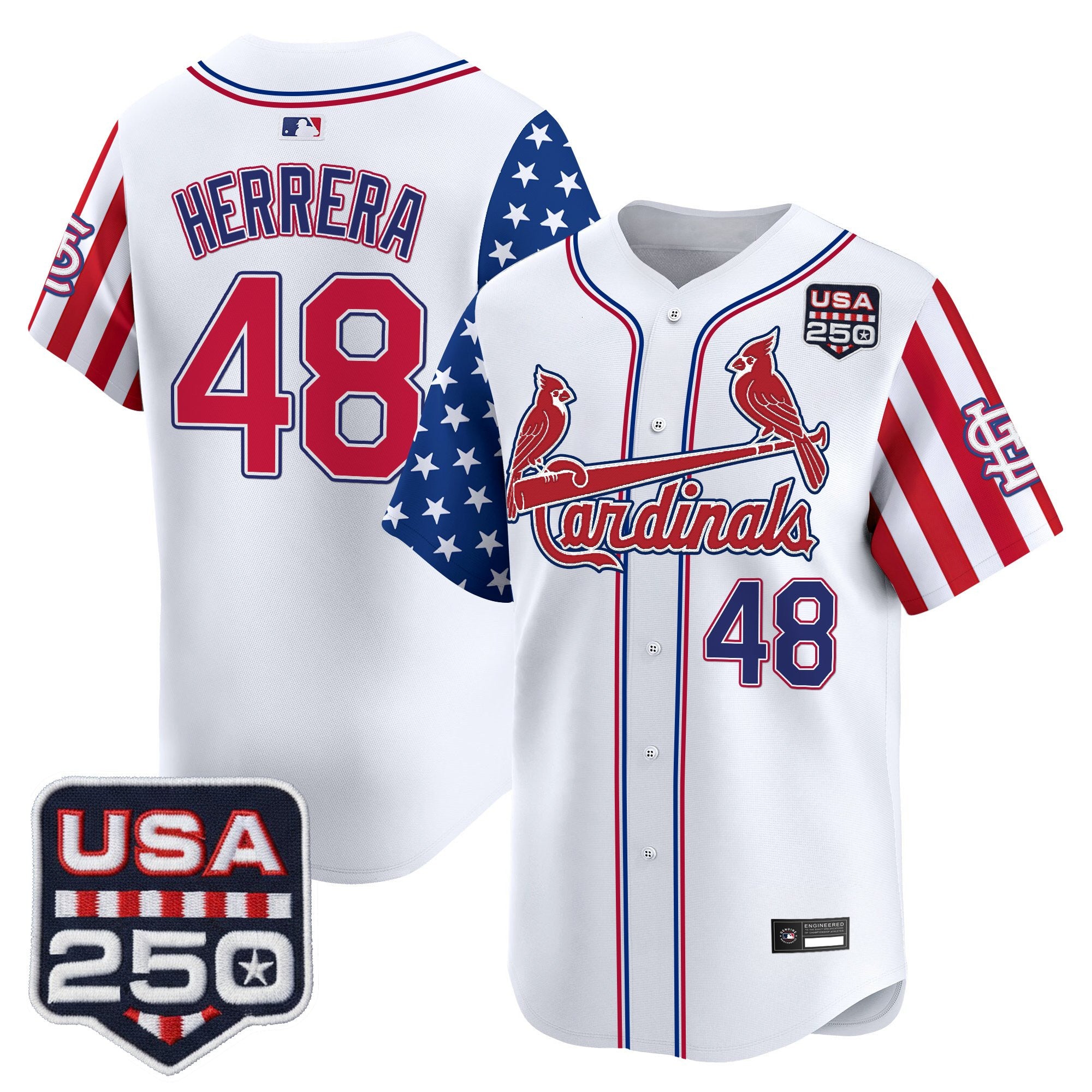 Men's St. Louis Cardinals "America 250 Edition" Vapor Premier Limited Jersey - All Stitched