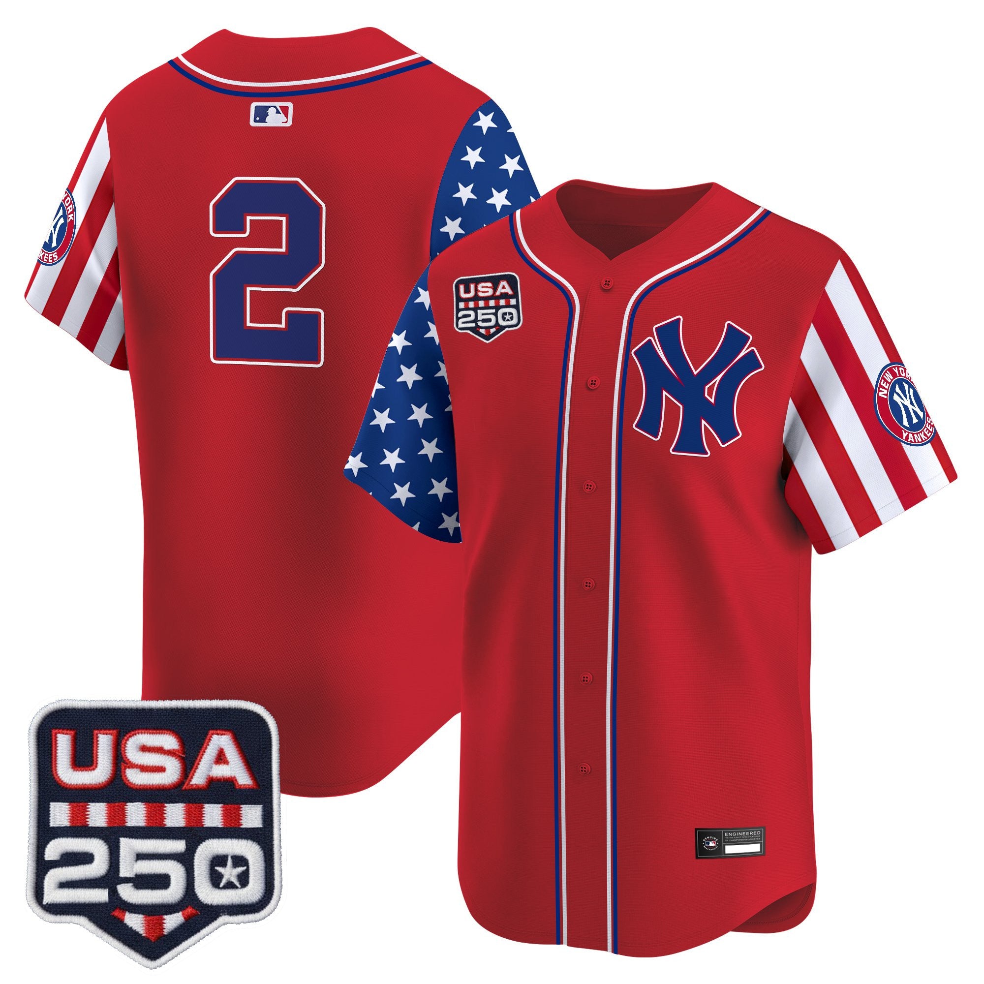 Men's Yankees "America250 Edition" Vapor Premier Limited Jersey V2 - All Stitched