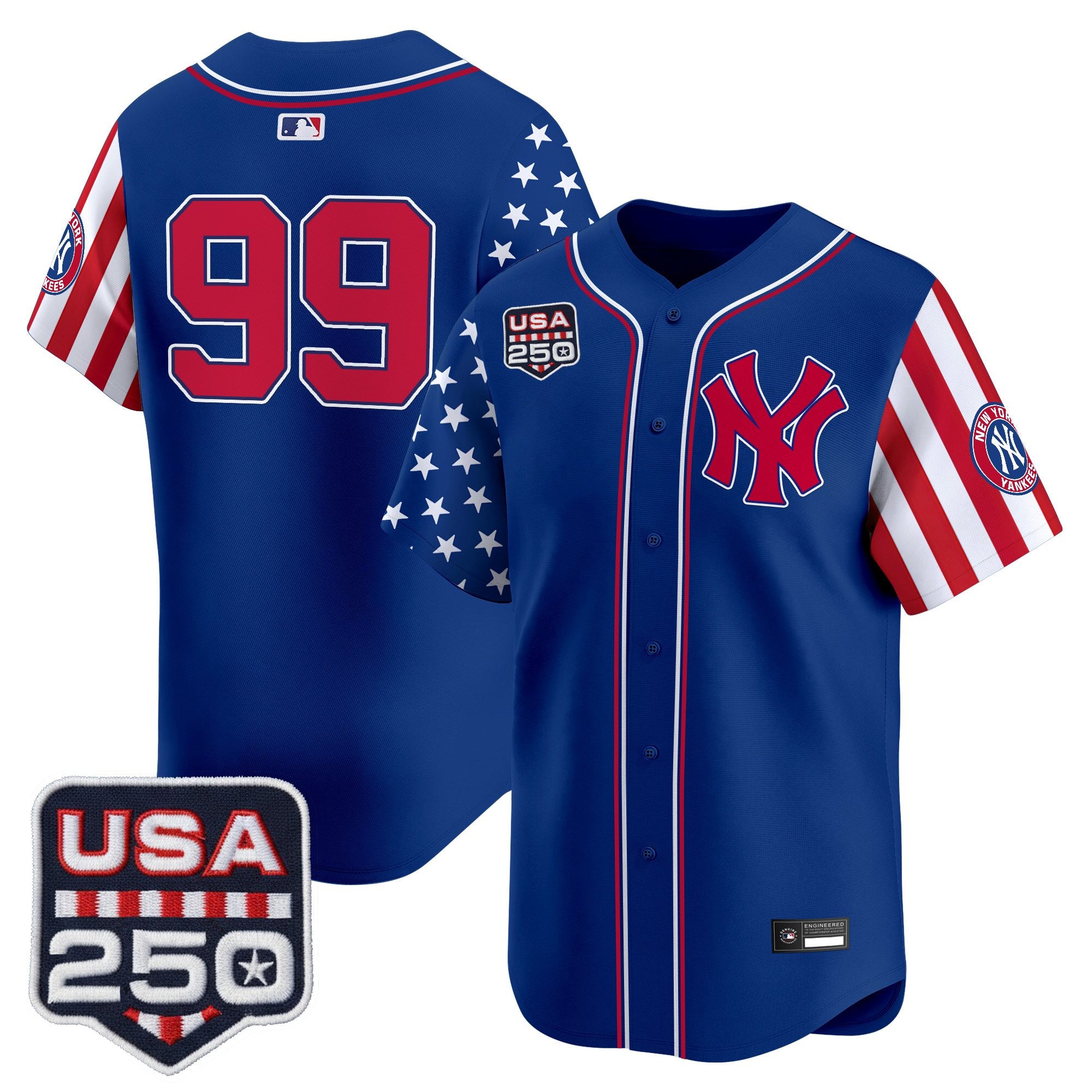 Men's Yankees "America250 Edition" Vapor Premier Limited Jersey V2 - All Stitched