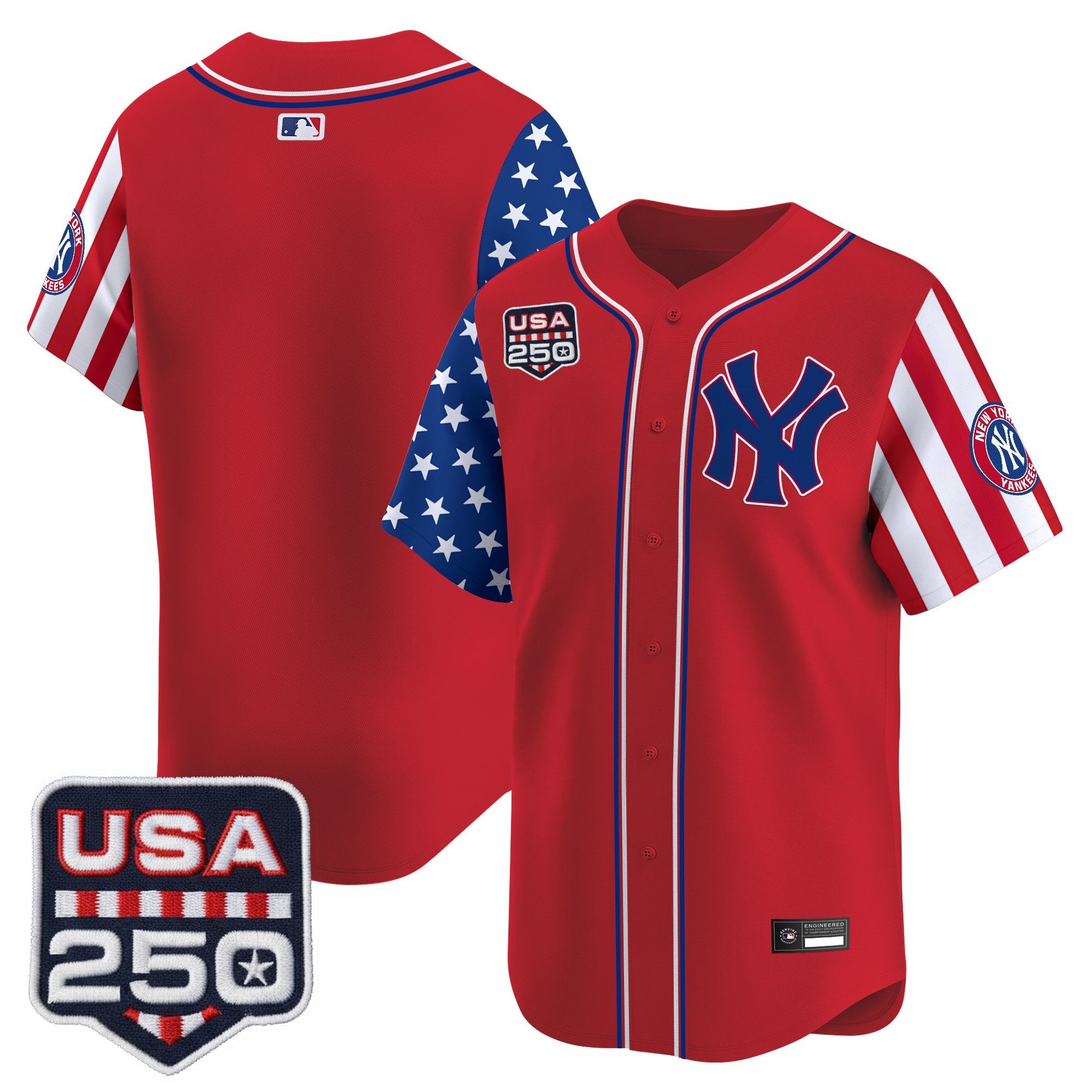 Men's Yankees "America250 Edition" Vapor Premier Limited Jersey V2 - All Stitched