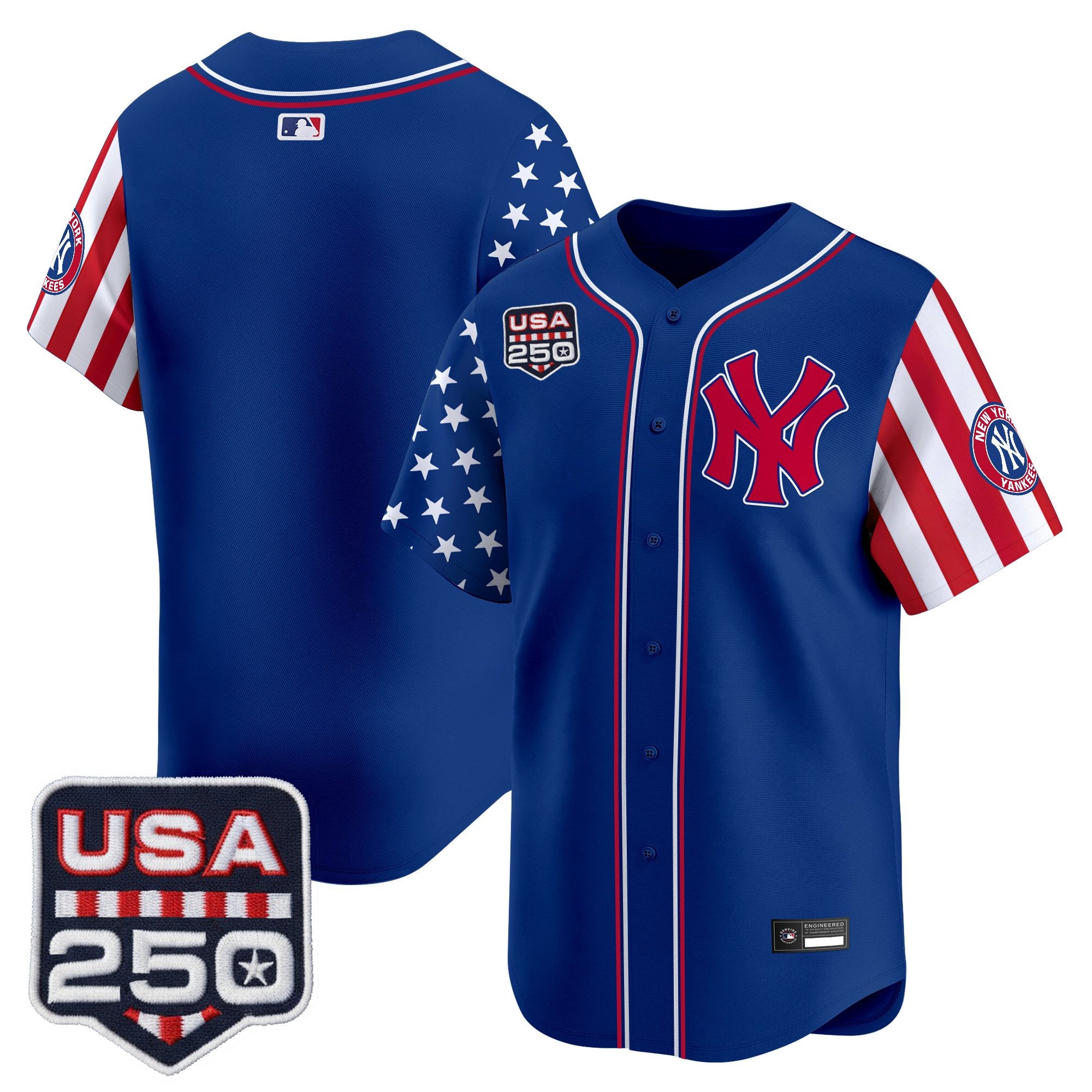 Men's Yankees "America250 Edition" Vapor Premier Limited Jersey V2 - All Stitched