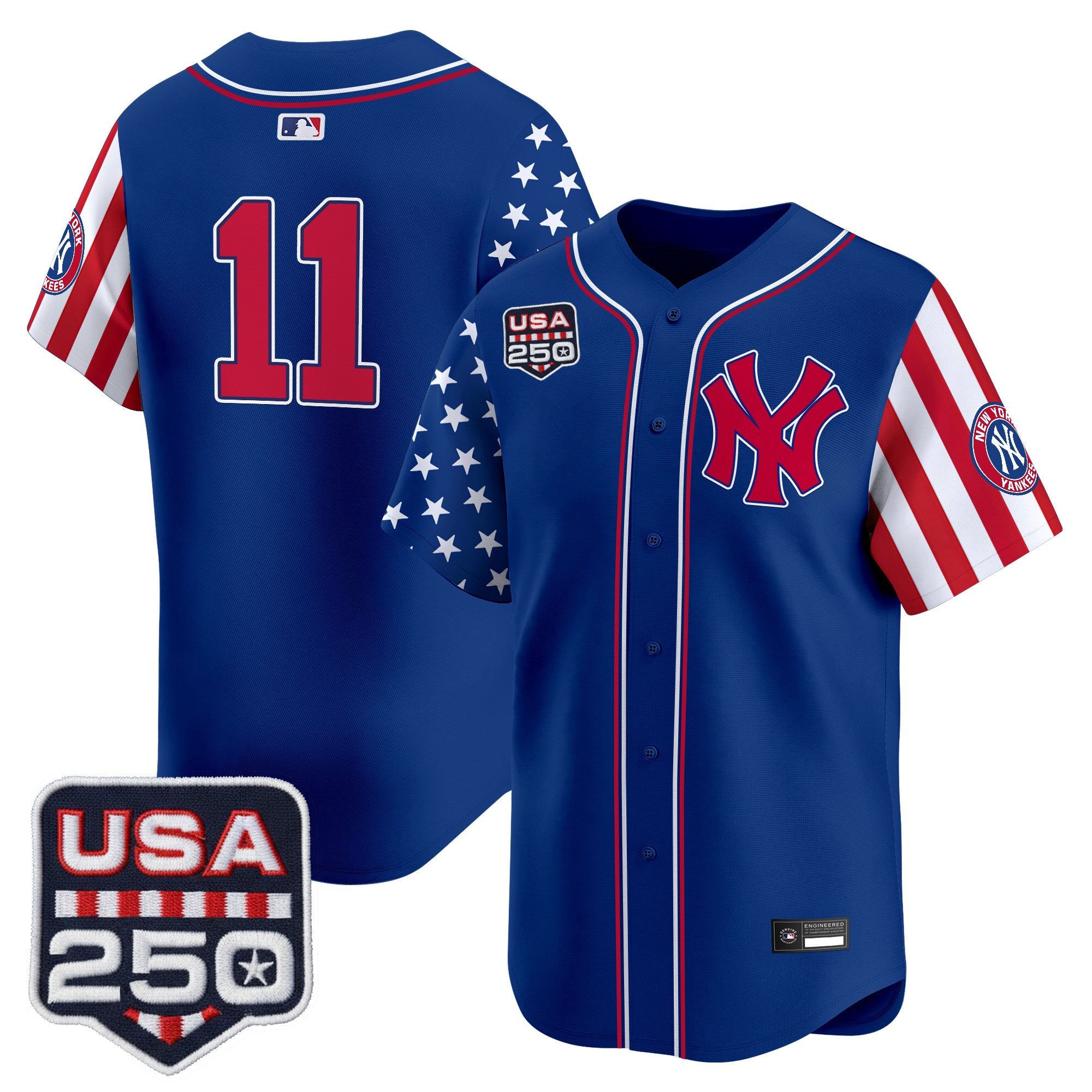 Men's Yankees "America250 Edition" Vapor Premier Limited Jersey V2 - All Stitched