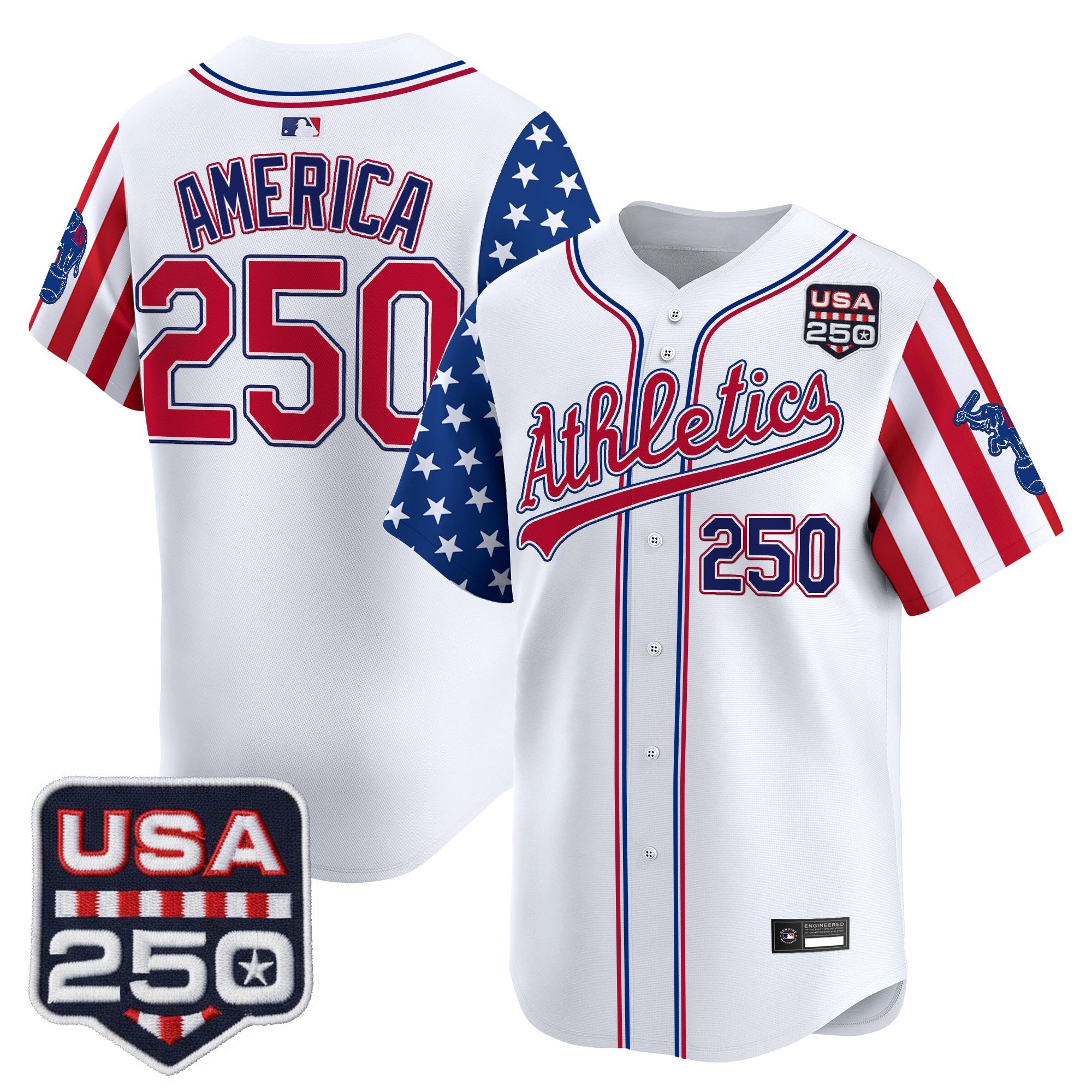 Men's Athletics "America 250 Edition" Vapor Premier Limited Jersey - All Stitched