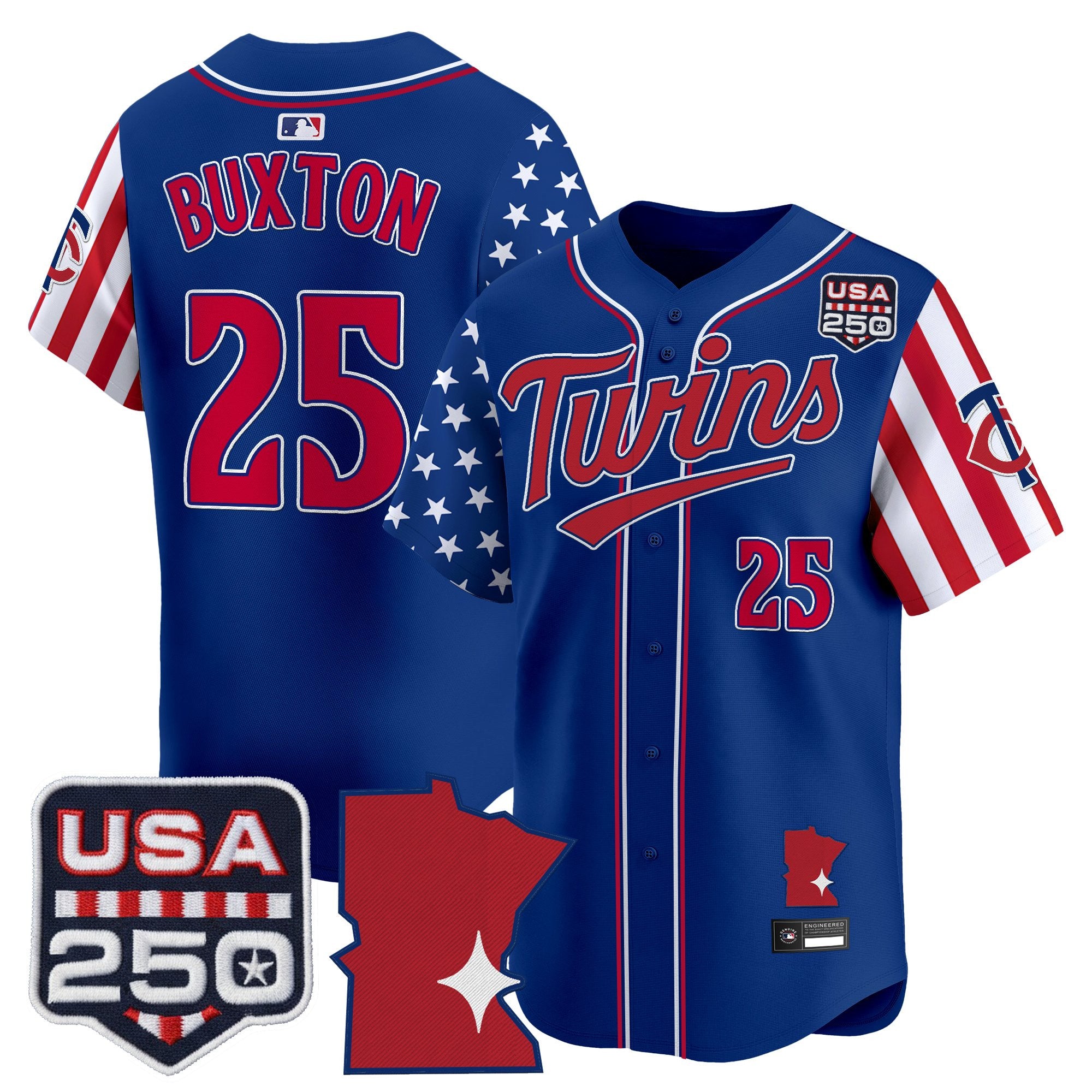 Men's Minnesota Twins "America 250 Edition" Vapor Premier Limited Jersey - All Stitched