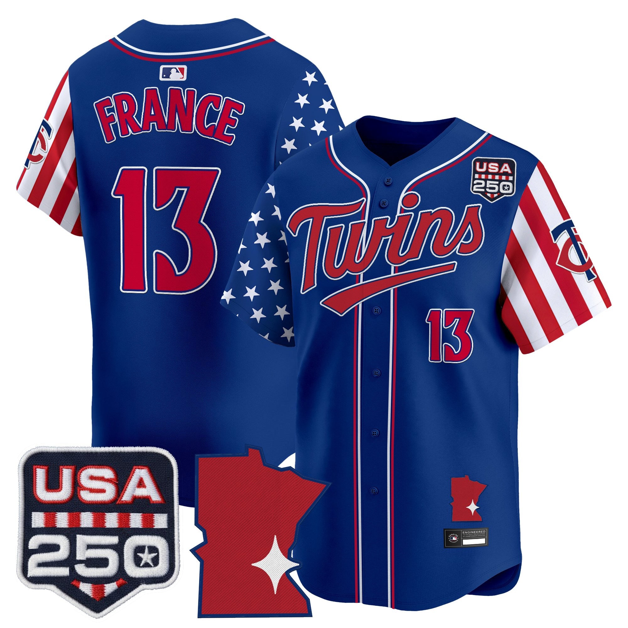 Men's Minnesota Twins "America 250 Edition" Vapor Premier Limited Jersey - All Stitched