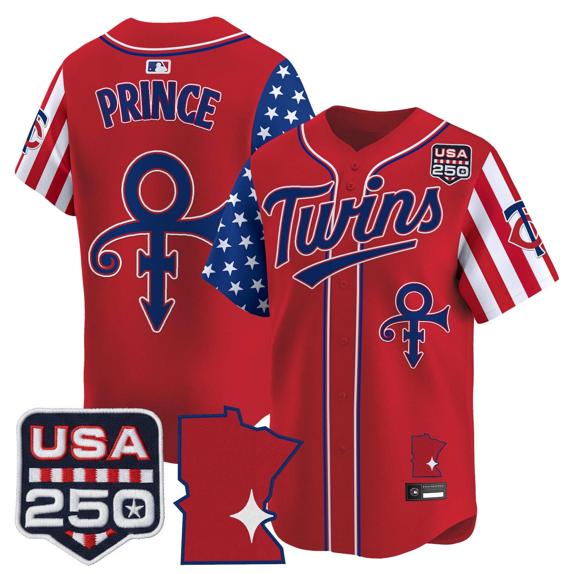 Men's Minnesota Twins "America 250 Edition" Vapor Premier Limited Jersey - All Stitched