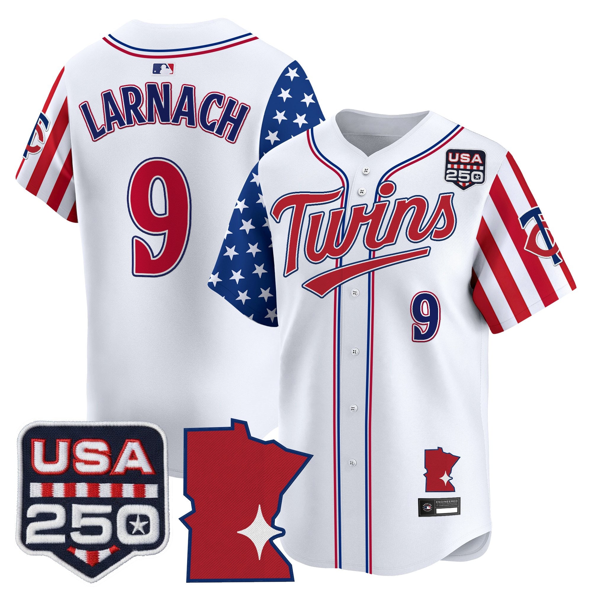 Men's Minnesota Twins "America 250 Edition" Vapor Premier Limited Jersey - All Stitched