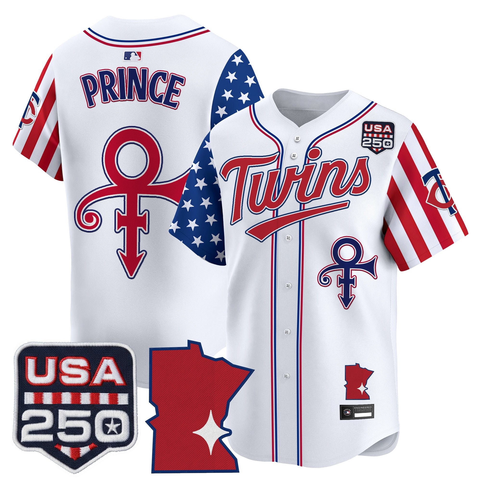 Men's Minnesota Twins "America 250 Edition" Vapor Premier Limited Jersey - All Stitched