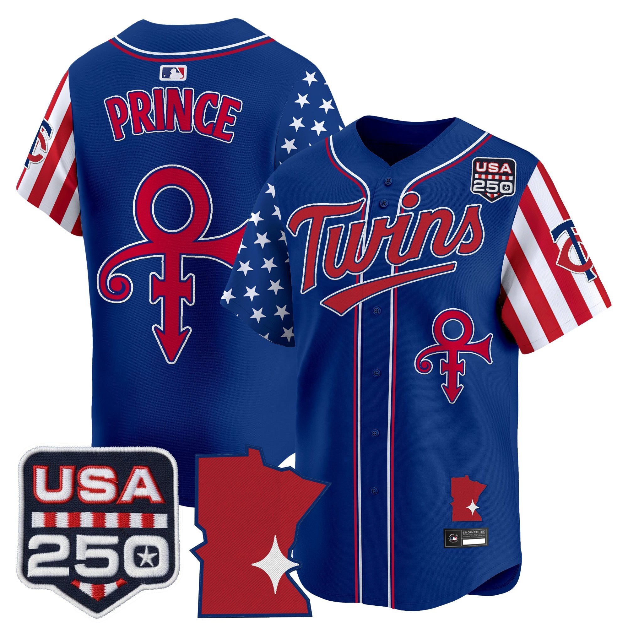 Men's Minnesota Twins "America 250 Edition" Vapor Premier Limited Jersey - All Stitched