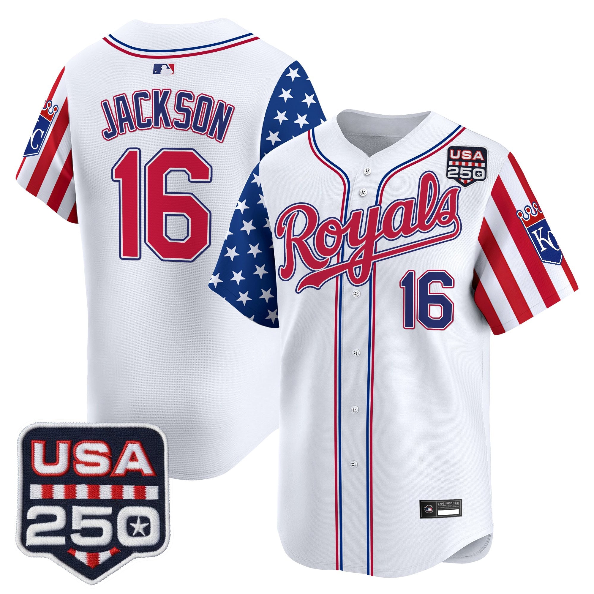 Men's Kansas City Royals "America 250 Edition" Vapor Premier Limited Jersey - All Stitched
