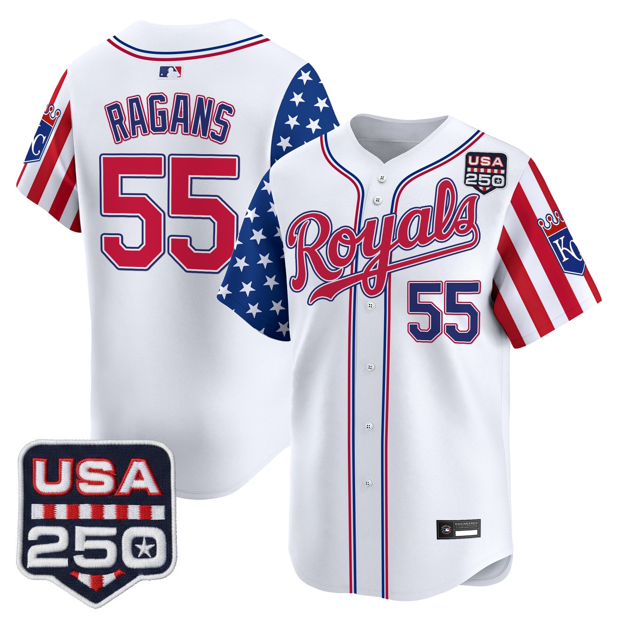 Men's Kansas City Royals "America 250 Edition" Vapor Premier Limited Jersey - All Stitched