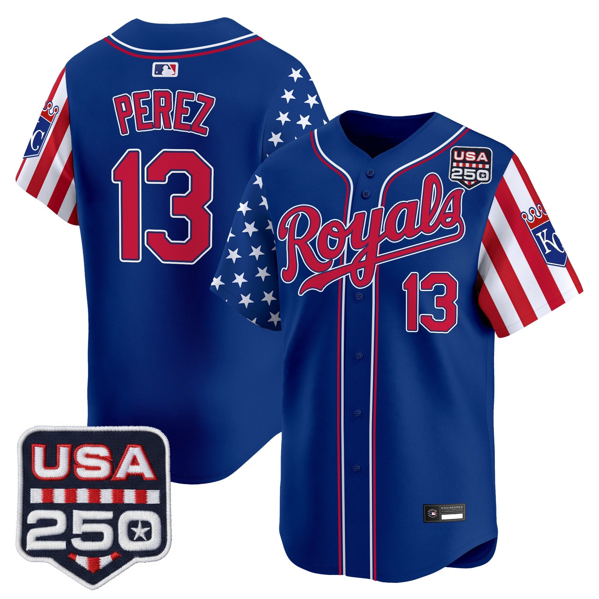 Men's Kansas City Royals "America 250 Edition" Vapor Premier Limited Jersey - All Stitched