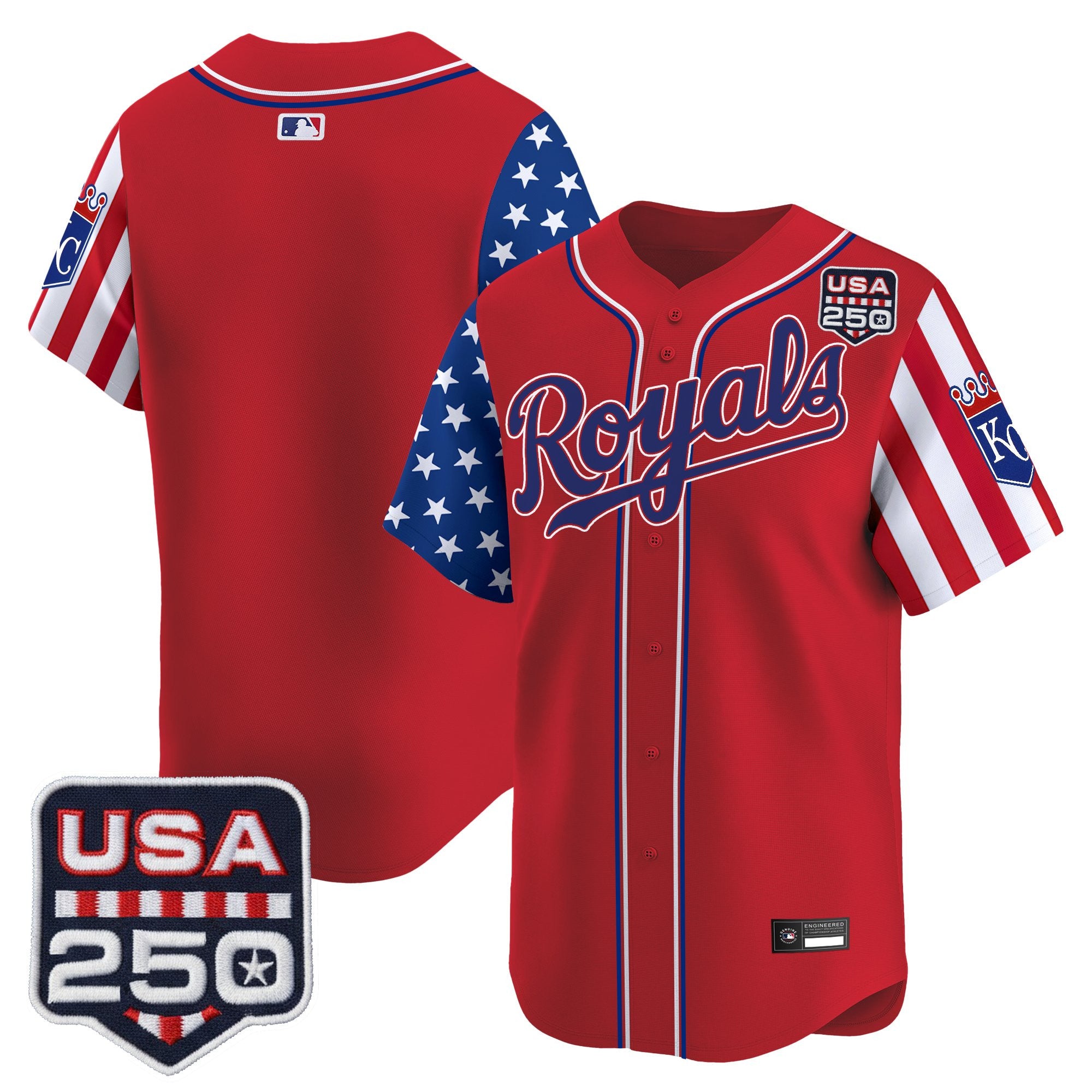 Men's Kansas City Royals "America 250 Edition" Vapor Premier Limited Jersey - All Stitched