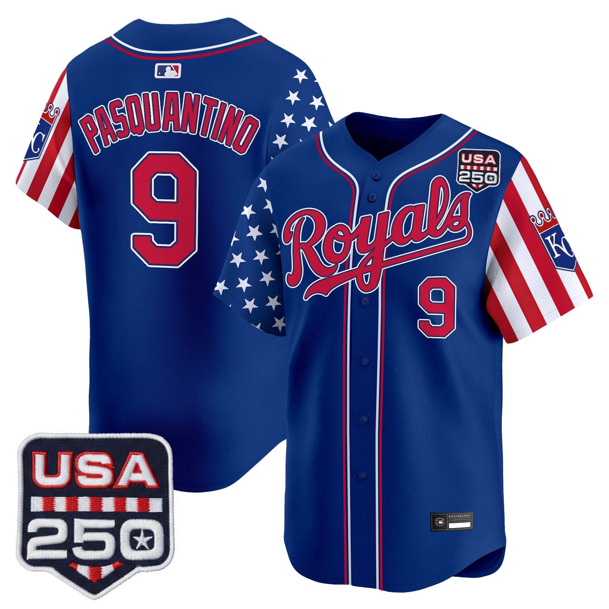 Men's Kansas City Royals "America 250 Edition" Vapor Premier Limited Jersey - All Stitched