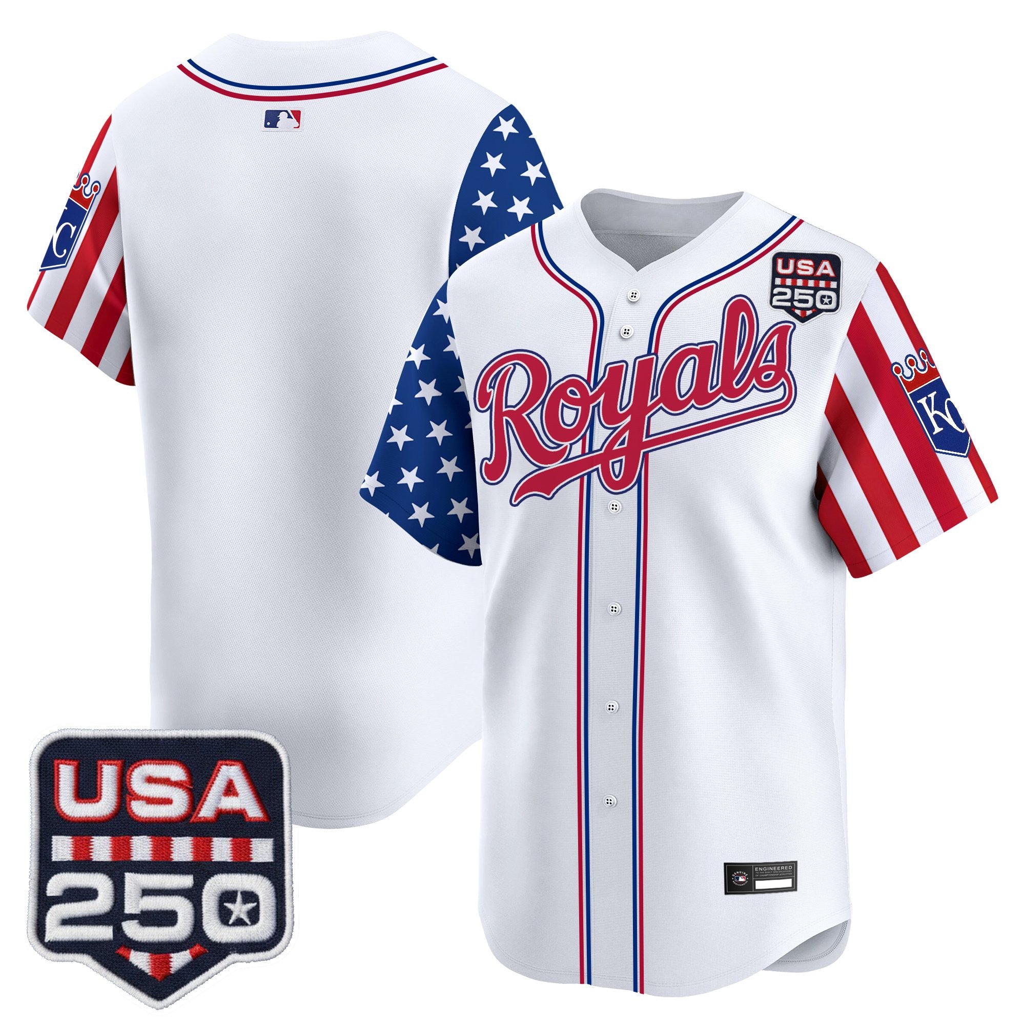 Men's Kansas City Royals "America 250 Edition" Vapor Premier Limited Jersey - All Stitched
