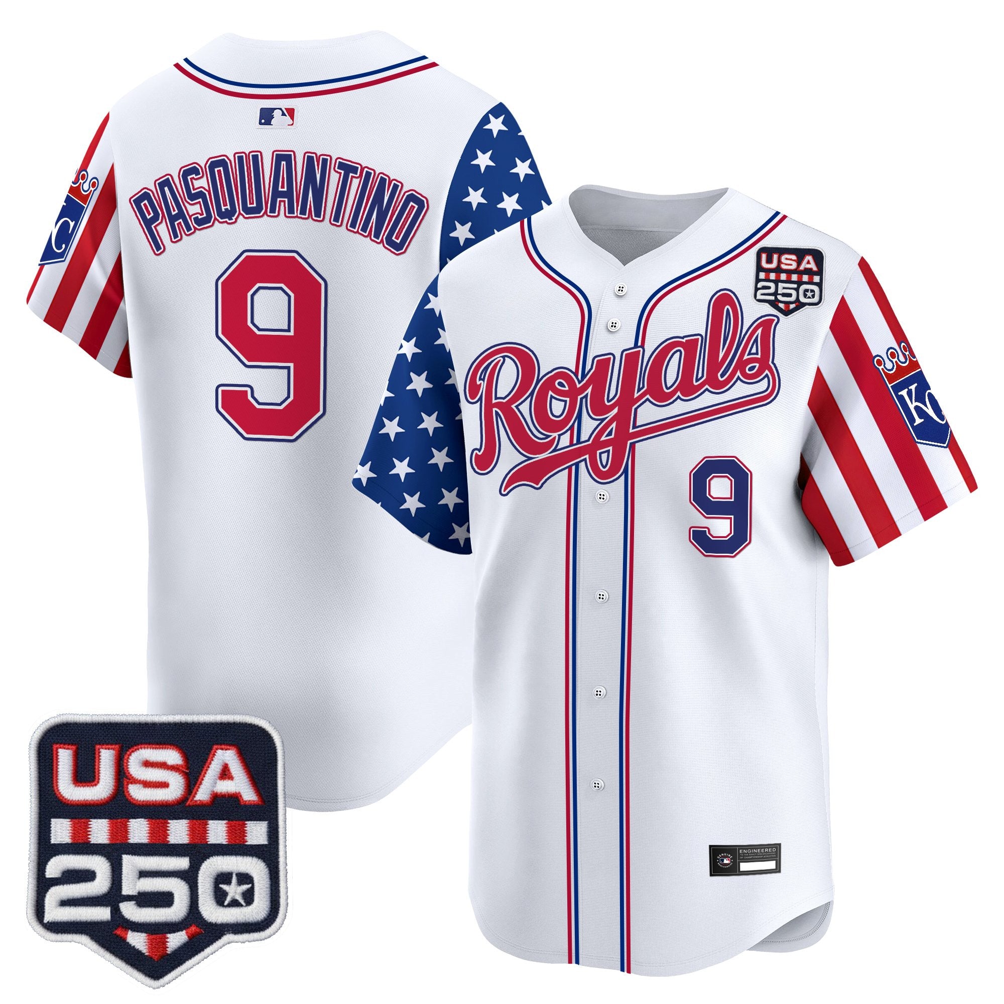 Men's Kansas City Royals "America 250 Edition" Vapor Premier Limited Jersey - All Stitched