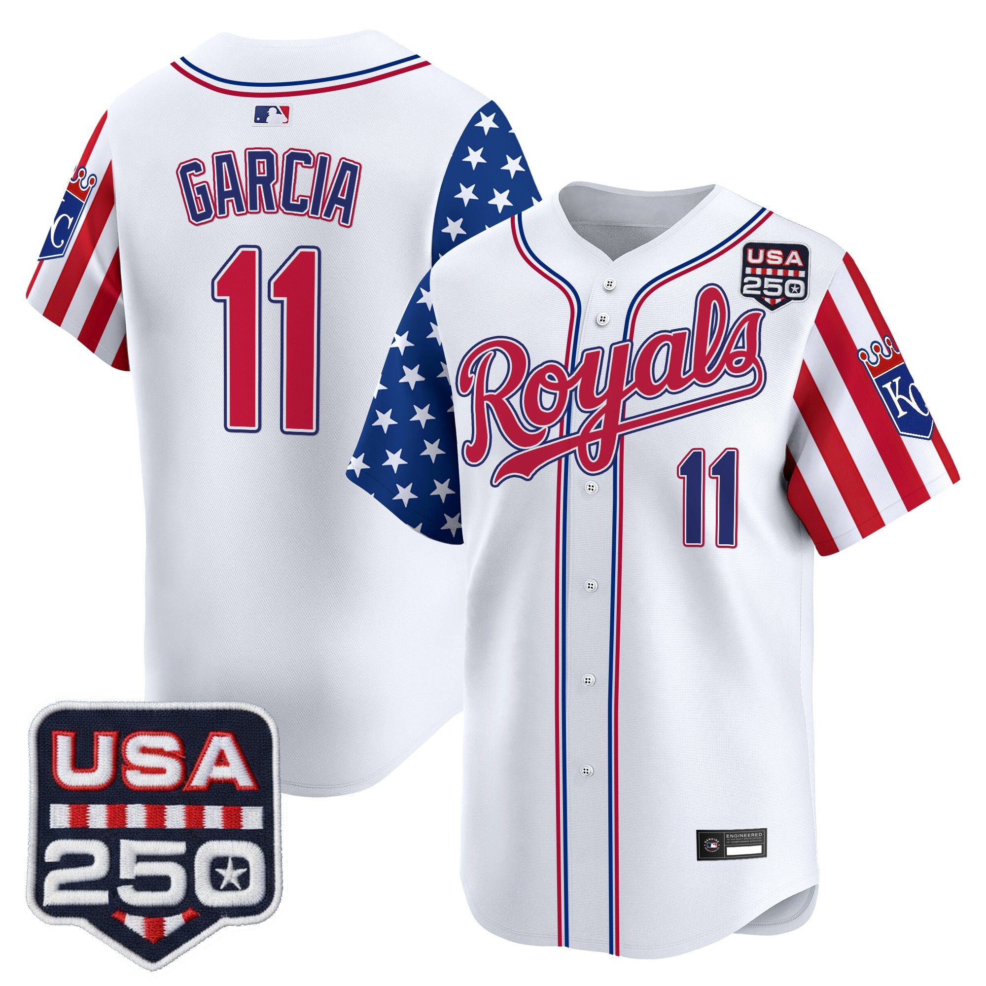 Men's Kansas City Royals "America 250 Edition" Vapor Premier Limited Jersey - All Stitched