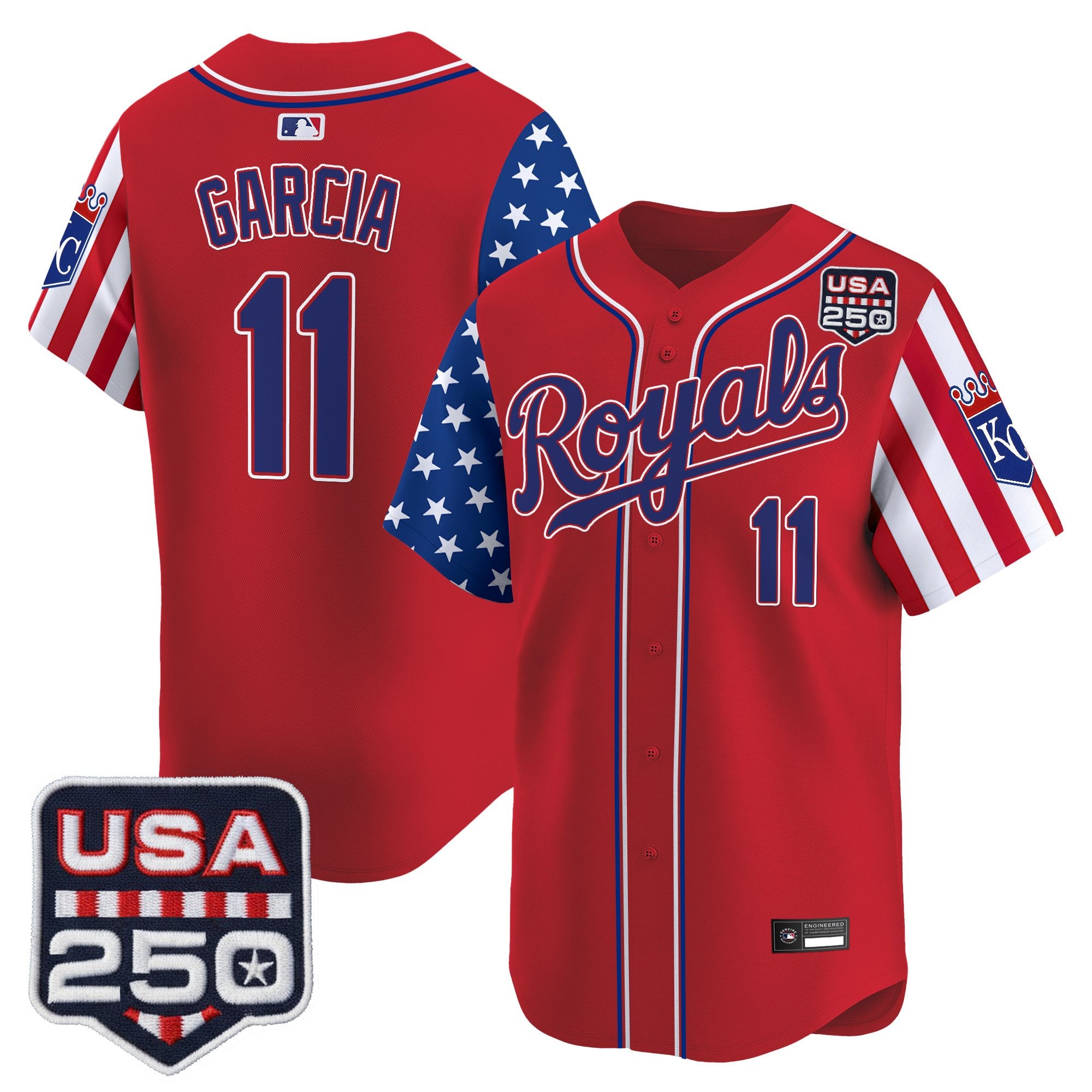 Men's Kansas City Royals "America 250 Edition" Vapor Premier Limited Jersey - All Stitched