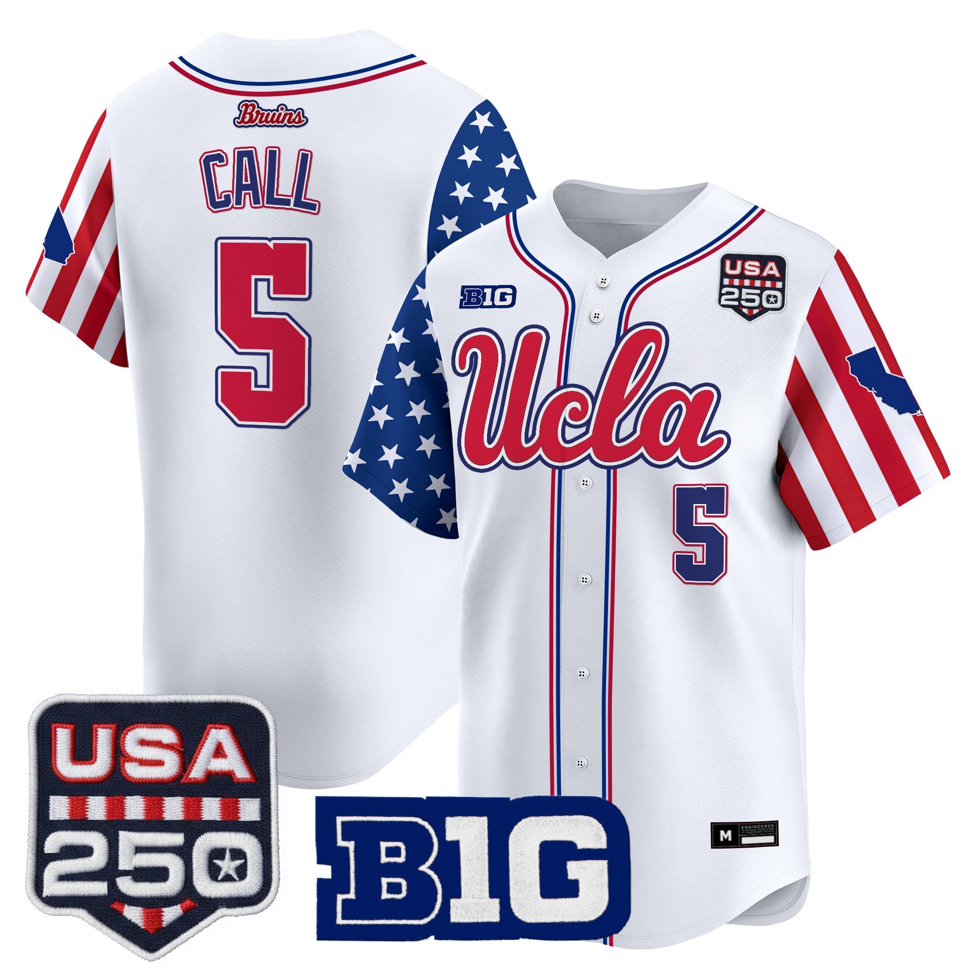 Men's UCLA Bruins "America 250 Edition" Vapor Premier Limited Jersey - All Stitched