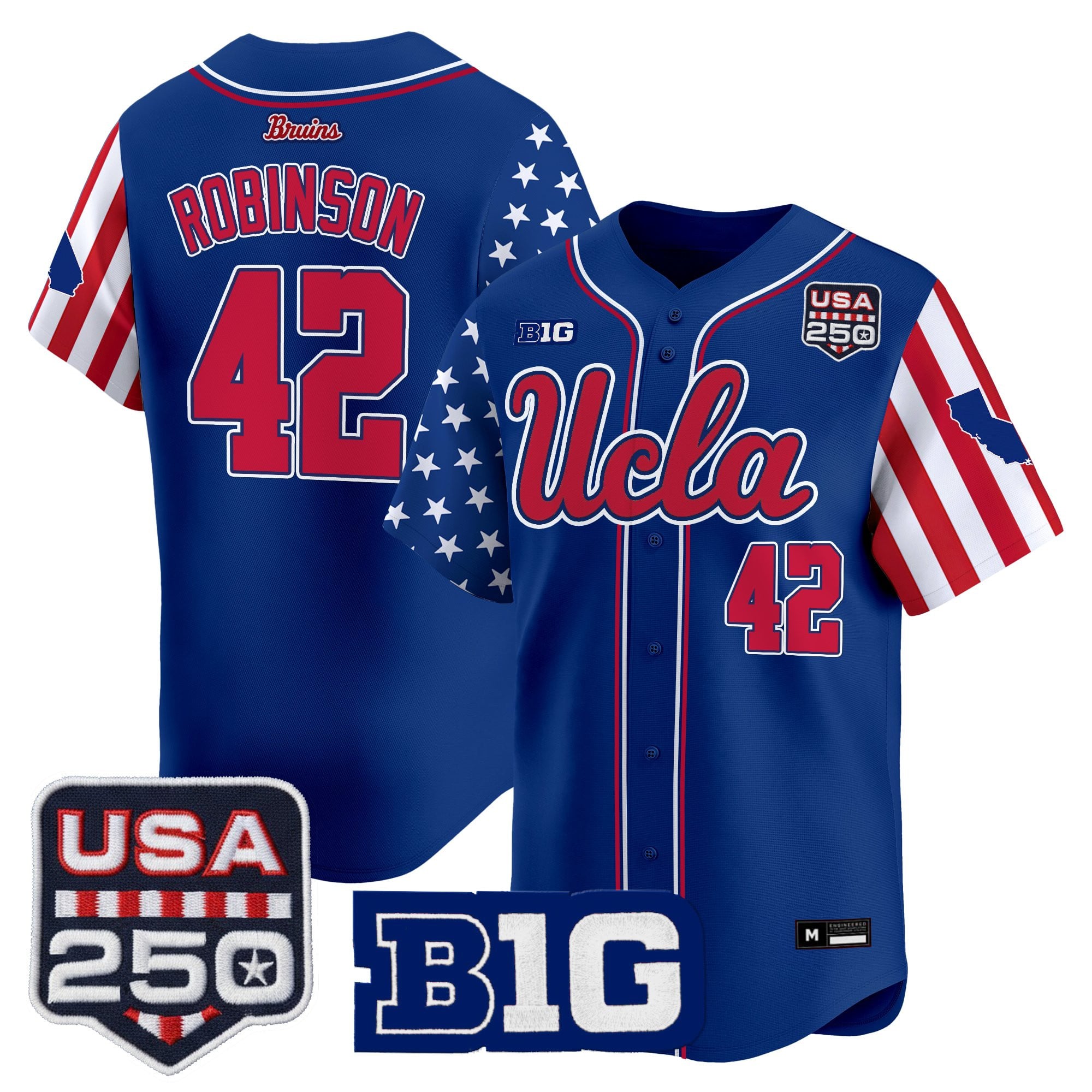 Men's UCLA Bruins "America 250 Edition" Vapor Premier Limited Jersey - All Stitched
