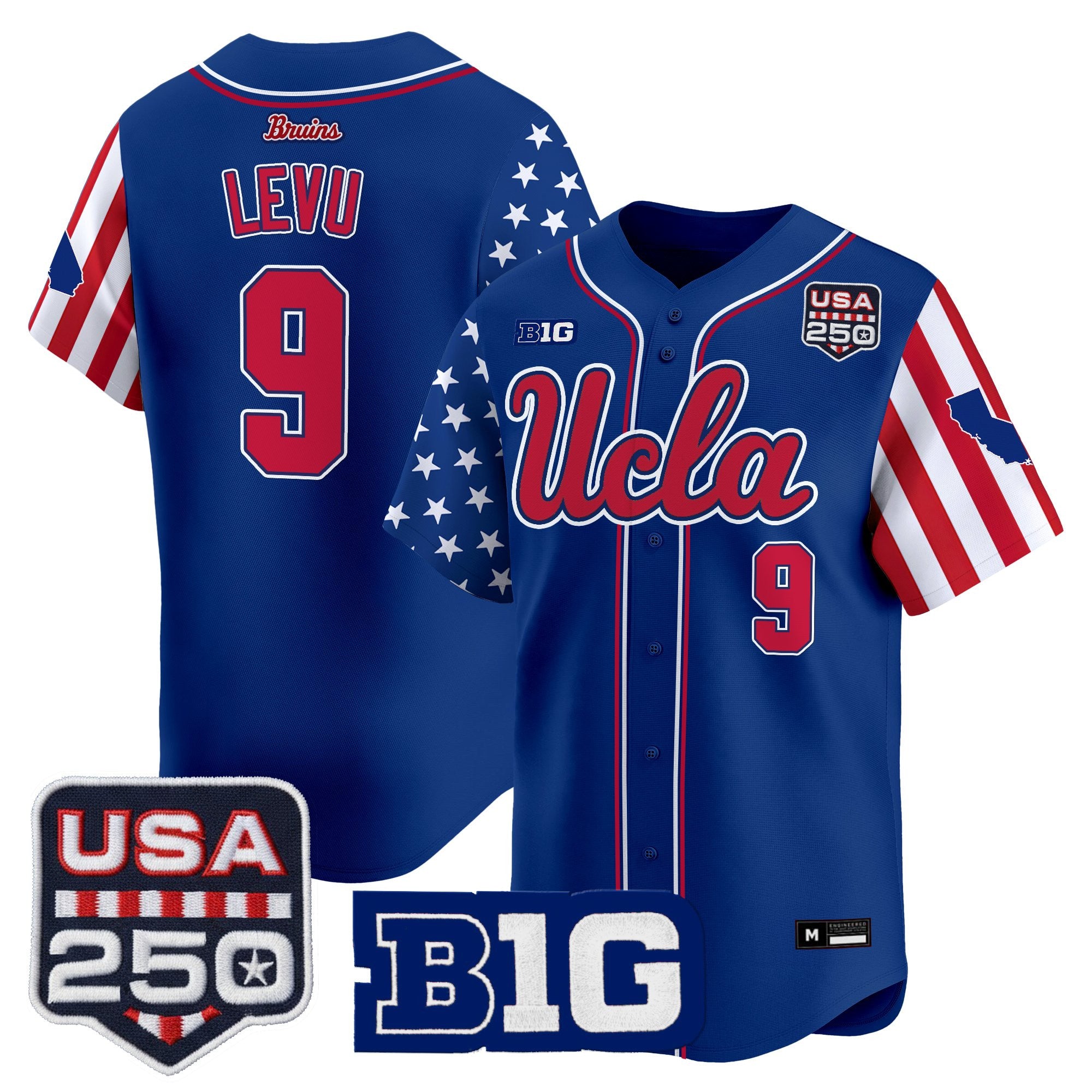Men's UCLA Bruins "America 250 Edition" Vapor Premier Limited Jersey - All Stitched