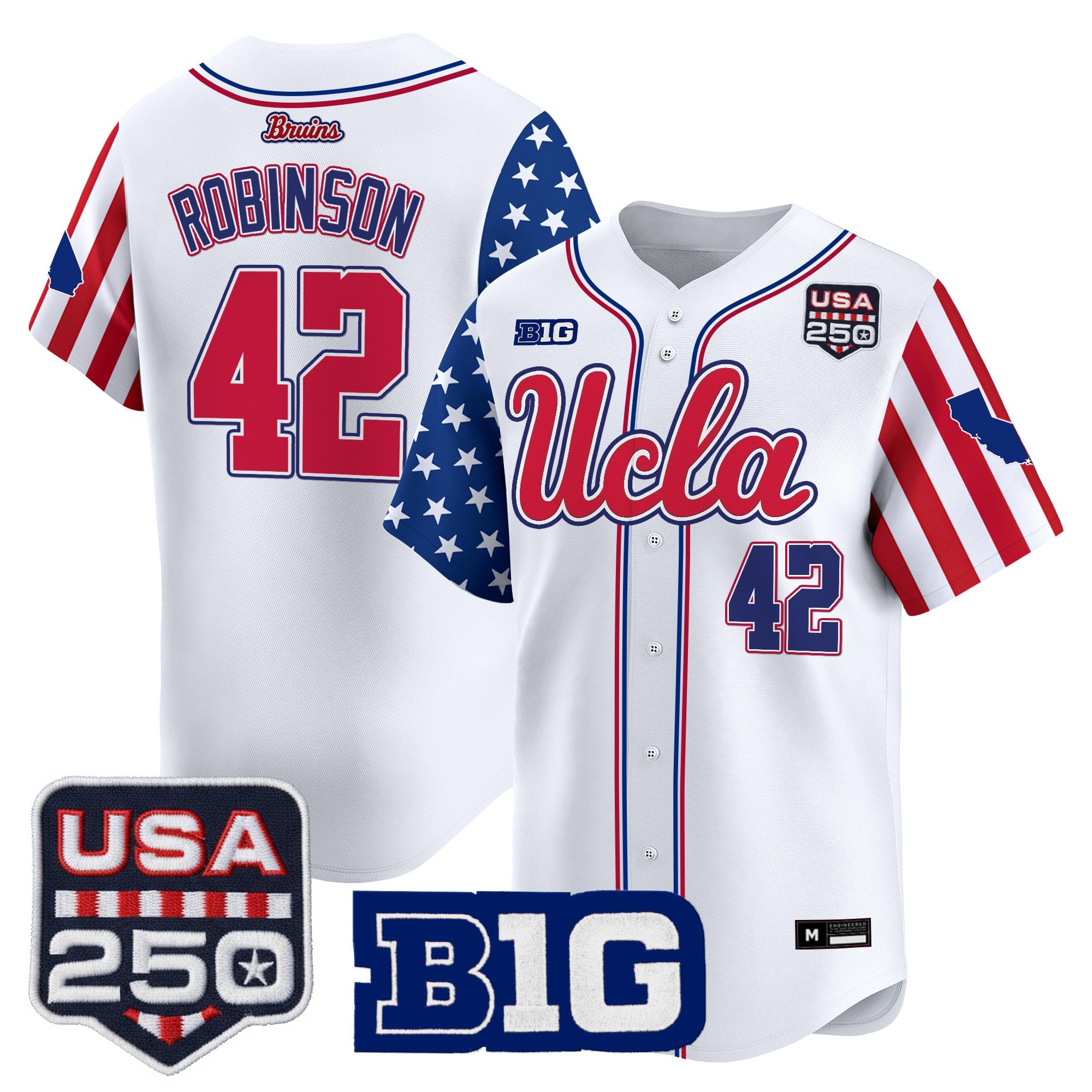 Men's UCLA Bruins "America 250 Edition" Vapor Premier Limited Jersey - All Stitched